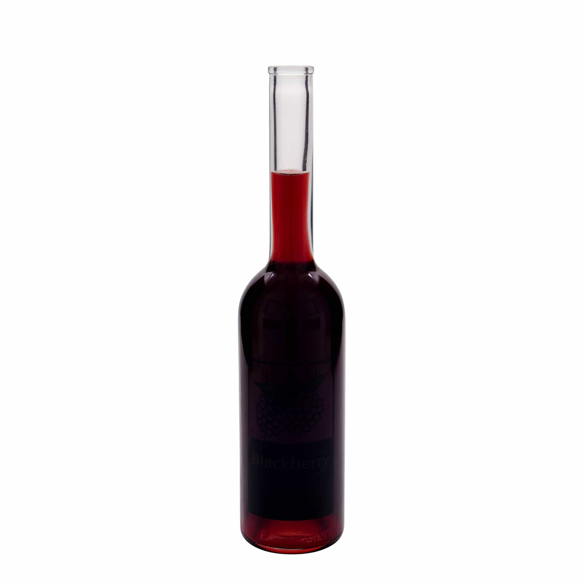 500 ml üvegpalack 'Opera', motívum: Szeder, nyak: parafa