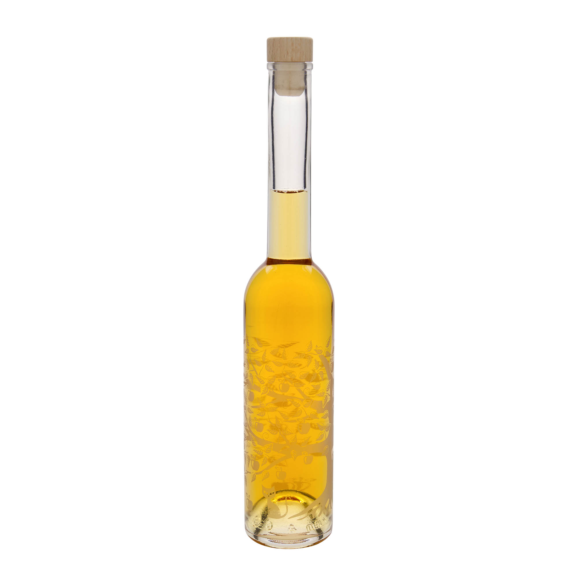 350 ml üvegpalack 'Opera', motívum: almafa, nyílás: parafa 350 ml üvegpalack 'Opera', motívum: almafa, nyílás: parafa