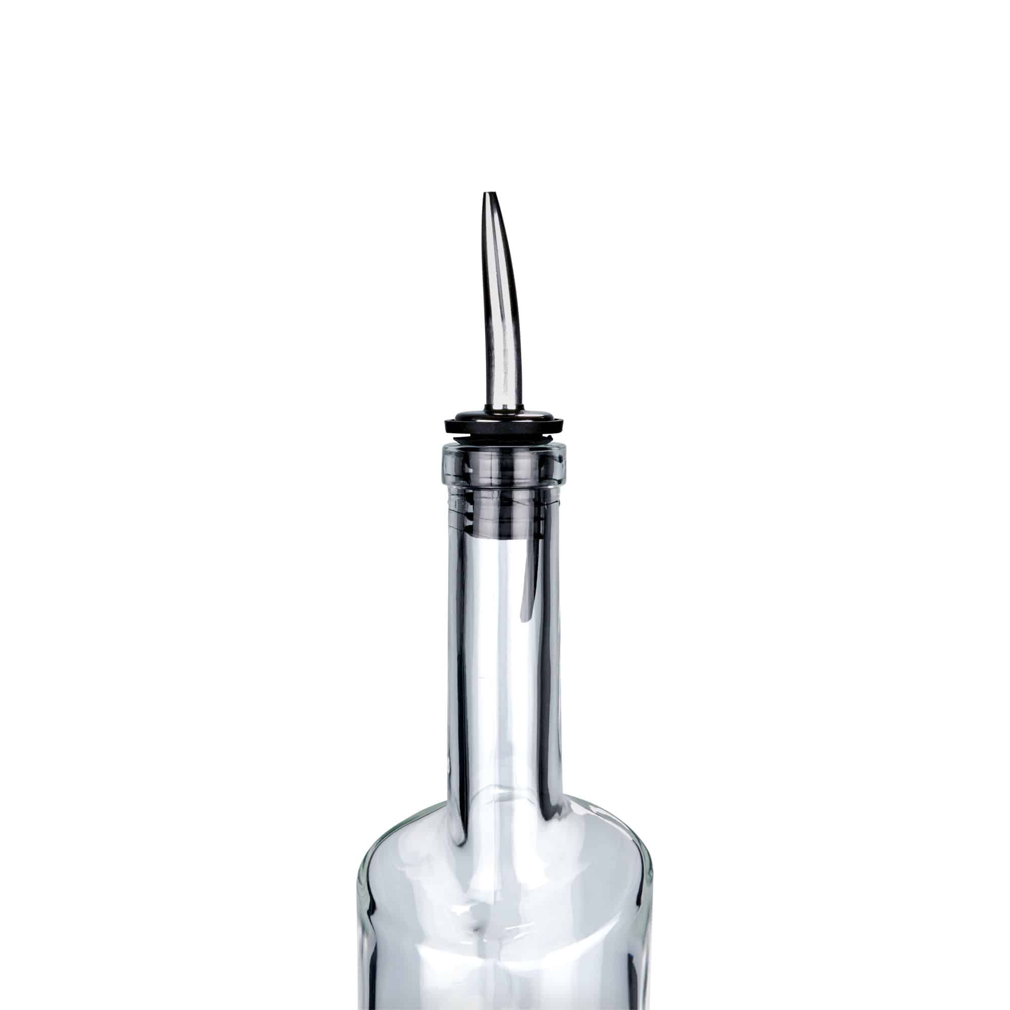 Inox kiöntő bársonygallér, nemesacél, ezüst