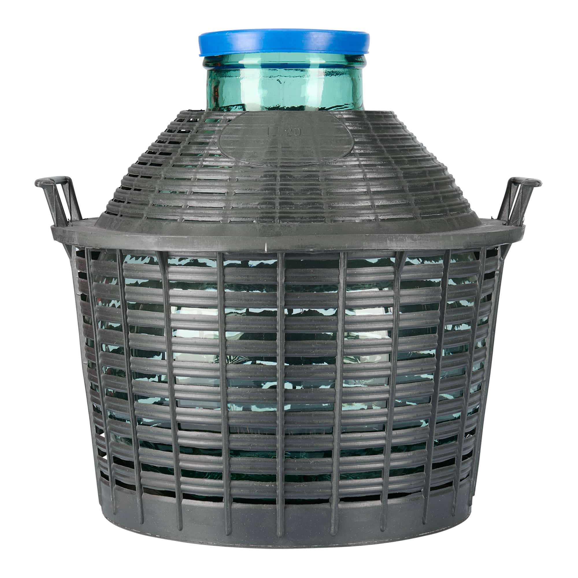 20 l ballonpalack széles nyakú, üveg, nyílás: ráhajló fedél 20 l ballonpalack széles nyakú, üveg, nyílás: ráhajló fedél