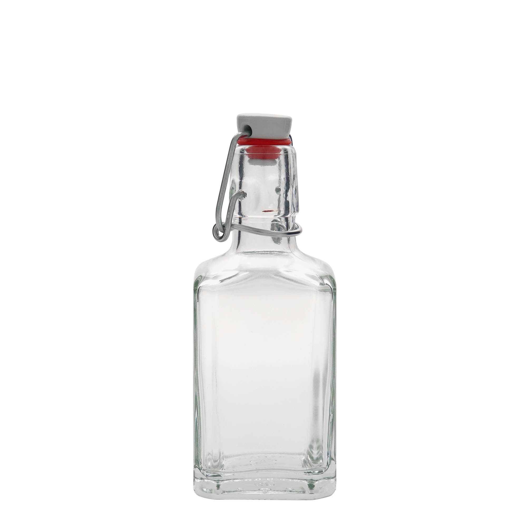 250 ml üvegpalack 'Rialto', négyszögletes, nyílás: patentzáras 250 ml üvegpalack 'Rialto', négyszögletes, nyílás: patentzáras