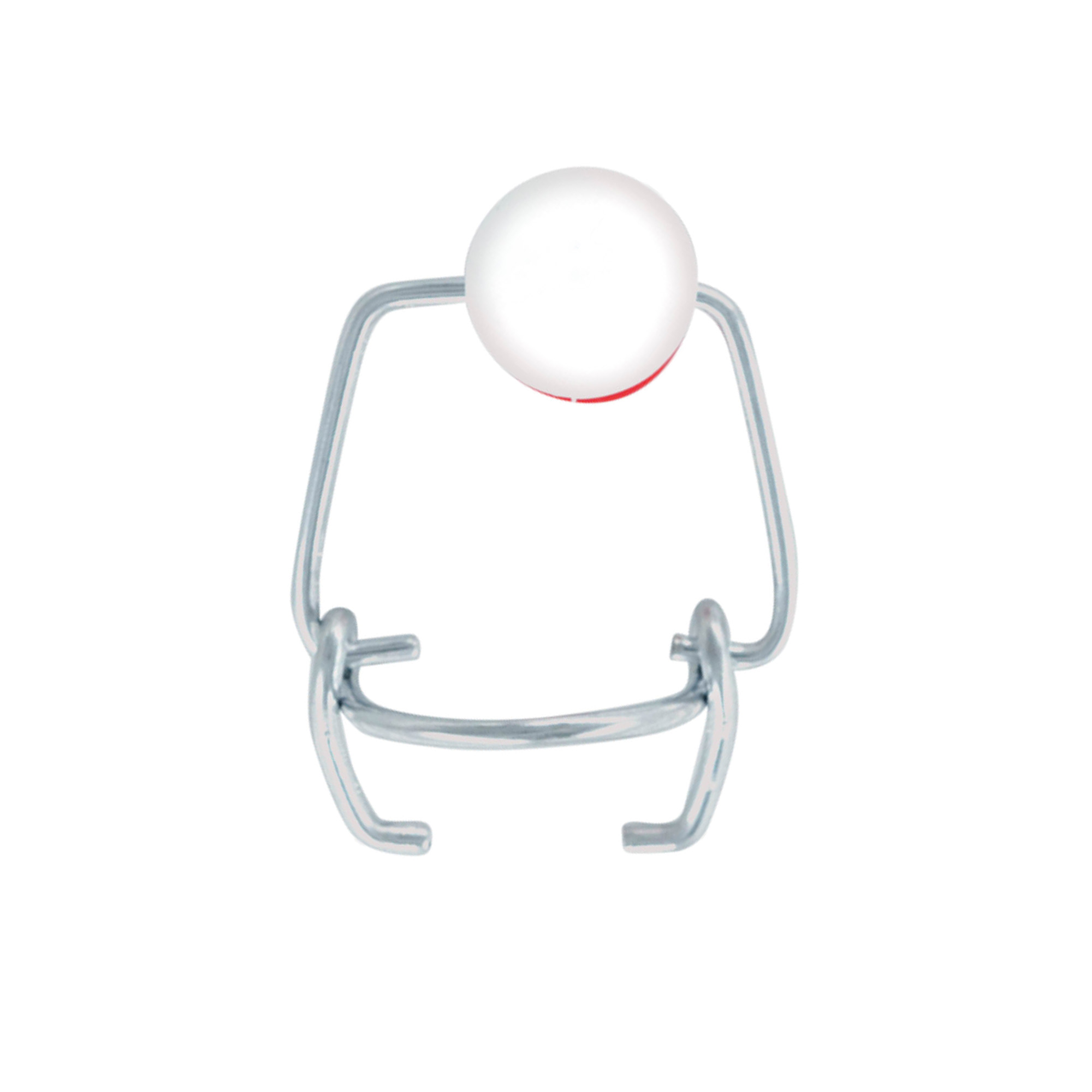 Mini csatt, műanyag, piros-fehér Mini csatt, műanyag, piros-fehér