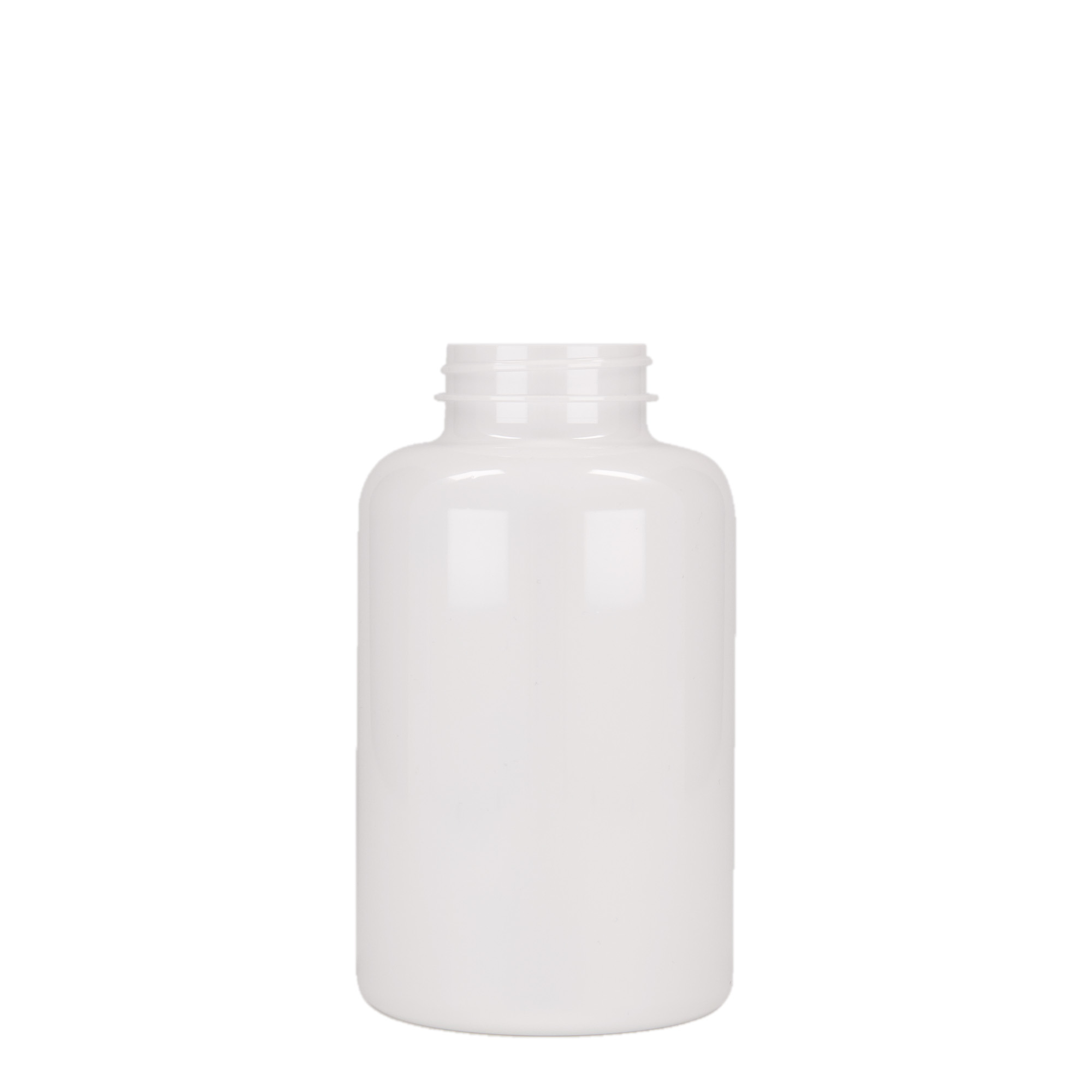 500 ml-es PET-flakon, műanyag, fehér, szájnyílás: 45/400
