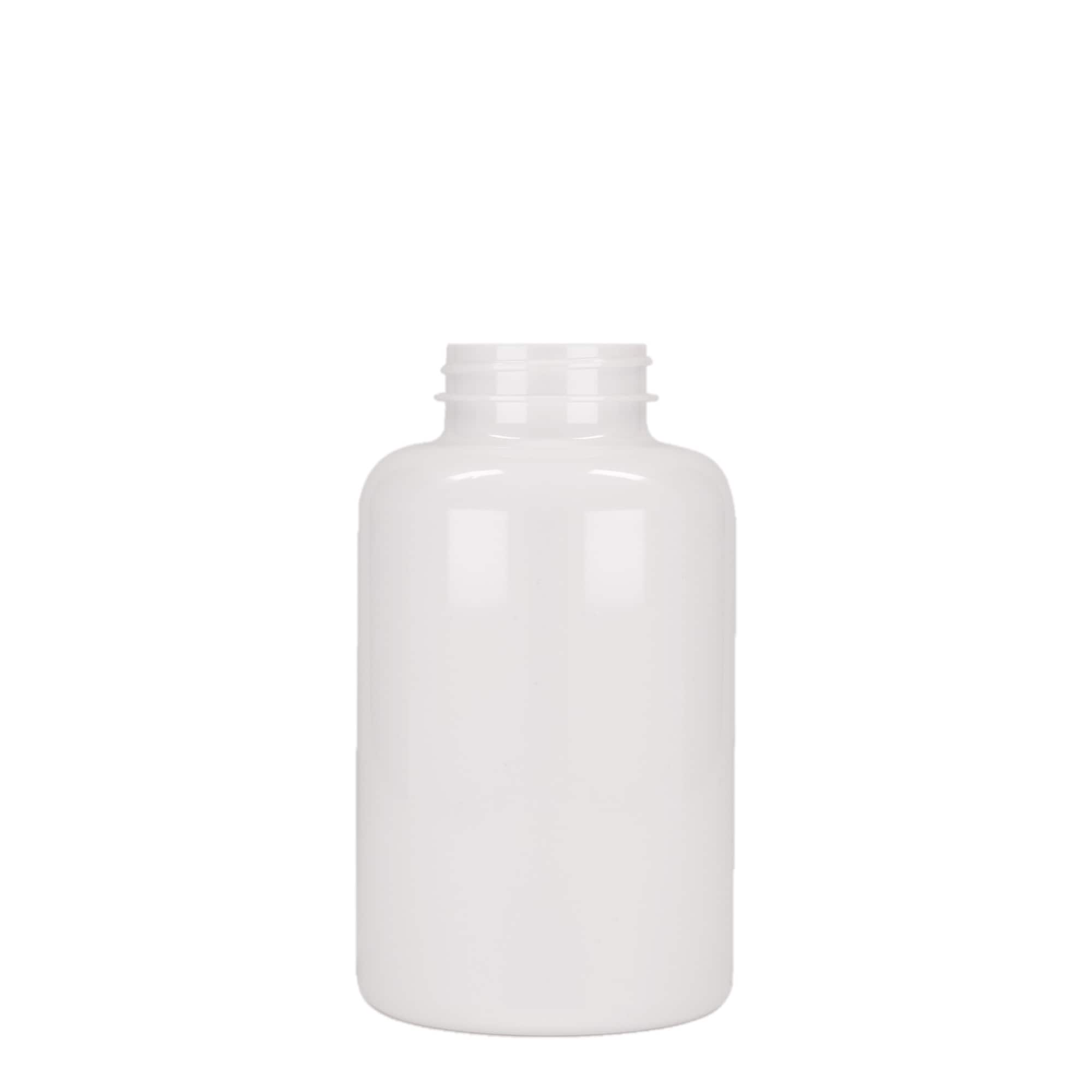 500 ml PET-palack, műanyag, fehér, nyakméret: 45/400