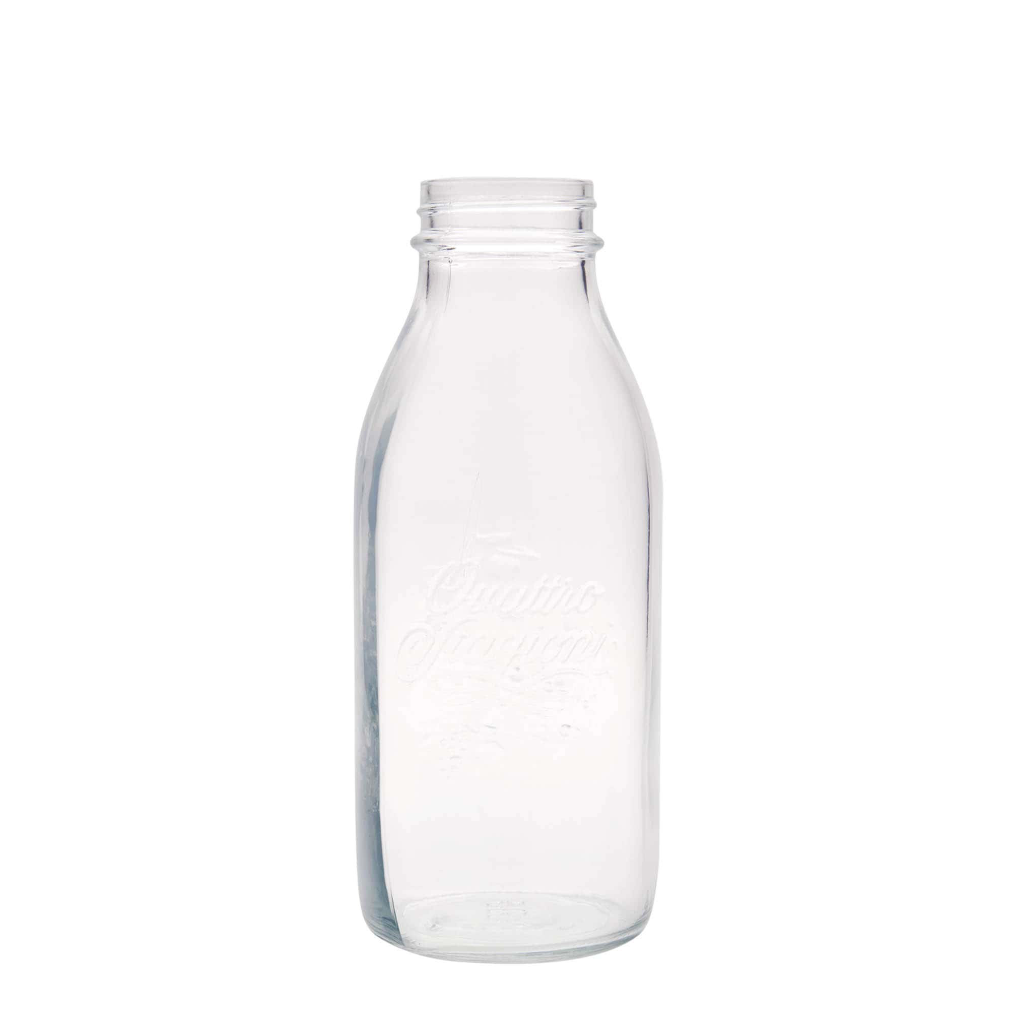 1.000 ml üveges üveg 'Quattro Stagioni', nyílás: csavarzár