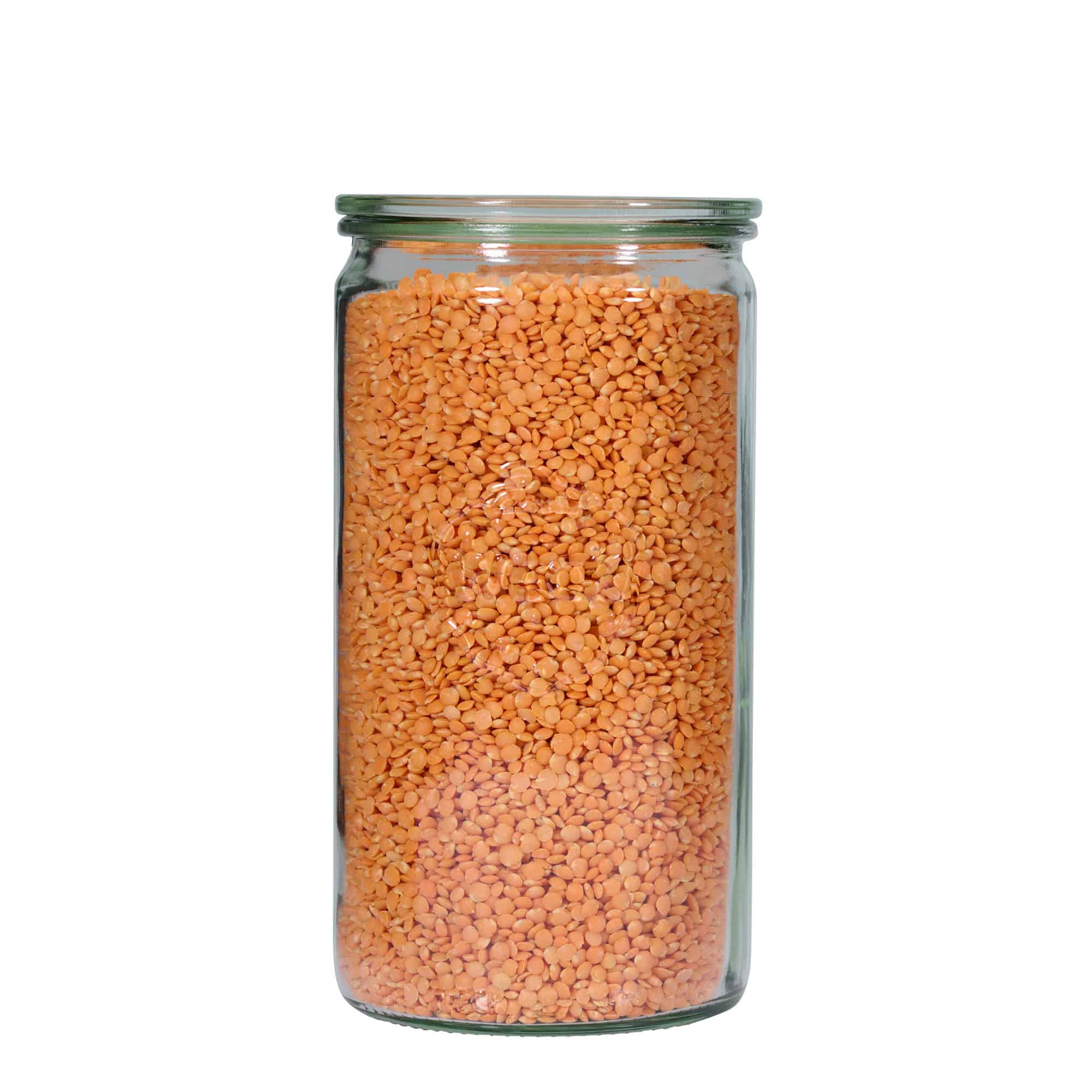 1.575 ml WECK-hengeres üveg, nyílás: kerek perem