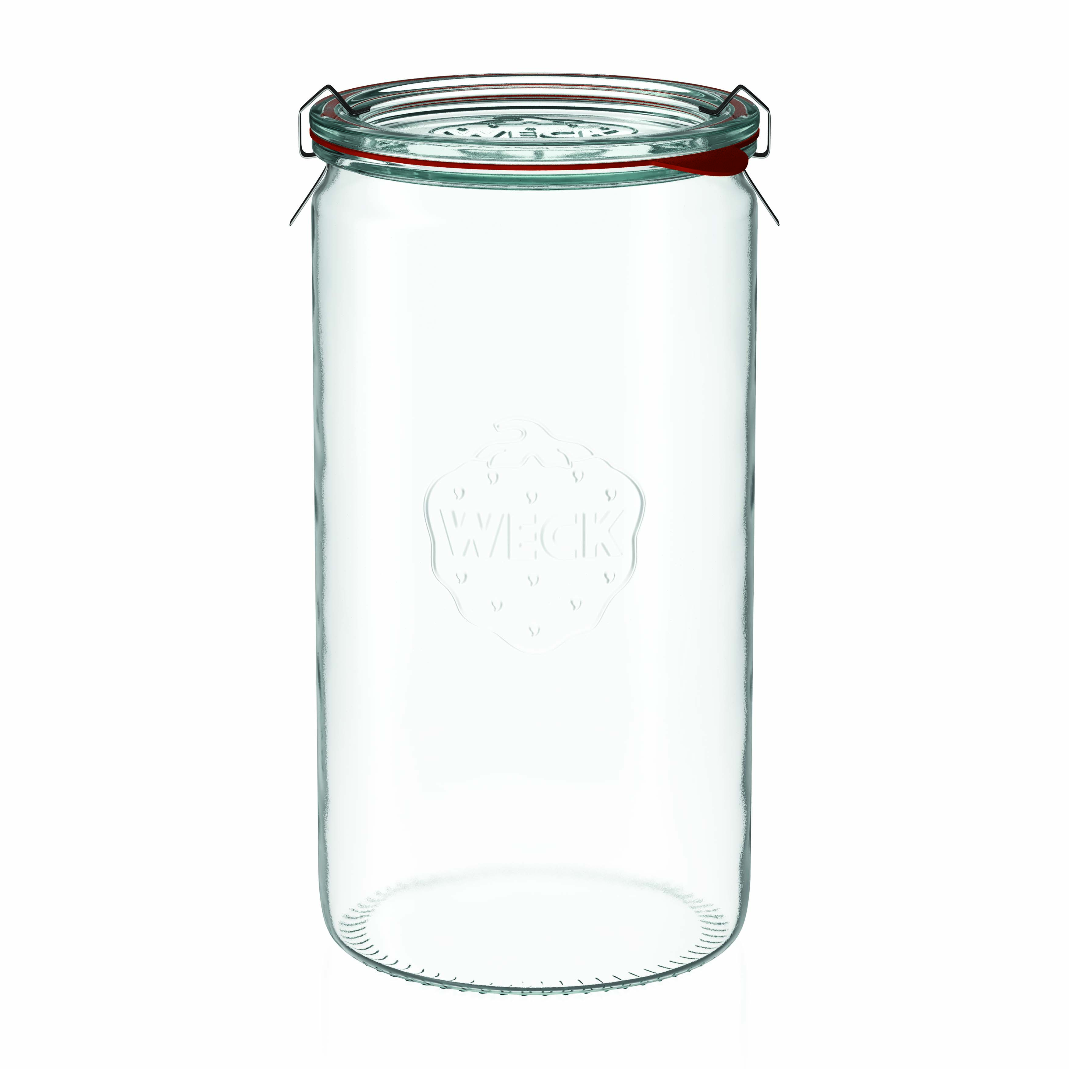 1.575 ml WECK-hengeres üveg, nyílás: kerek perem