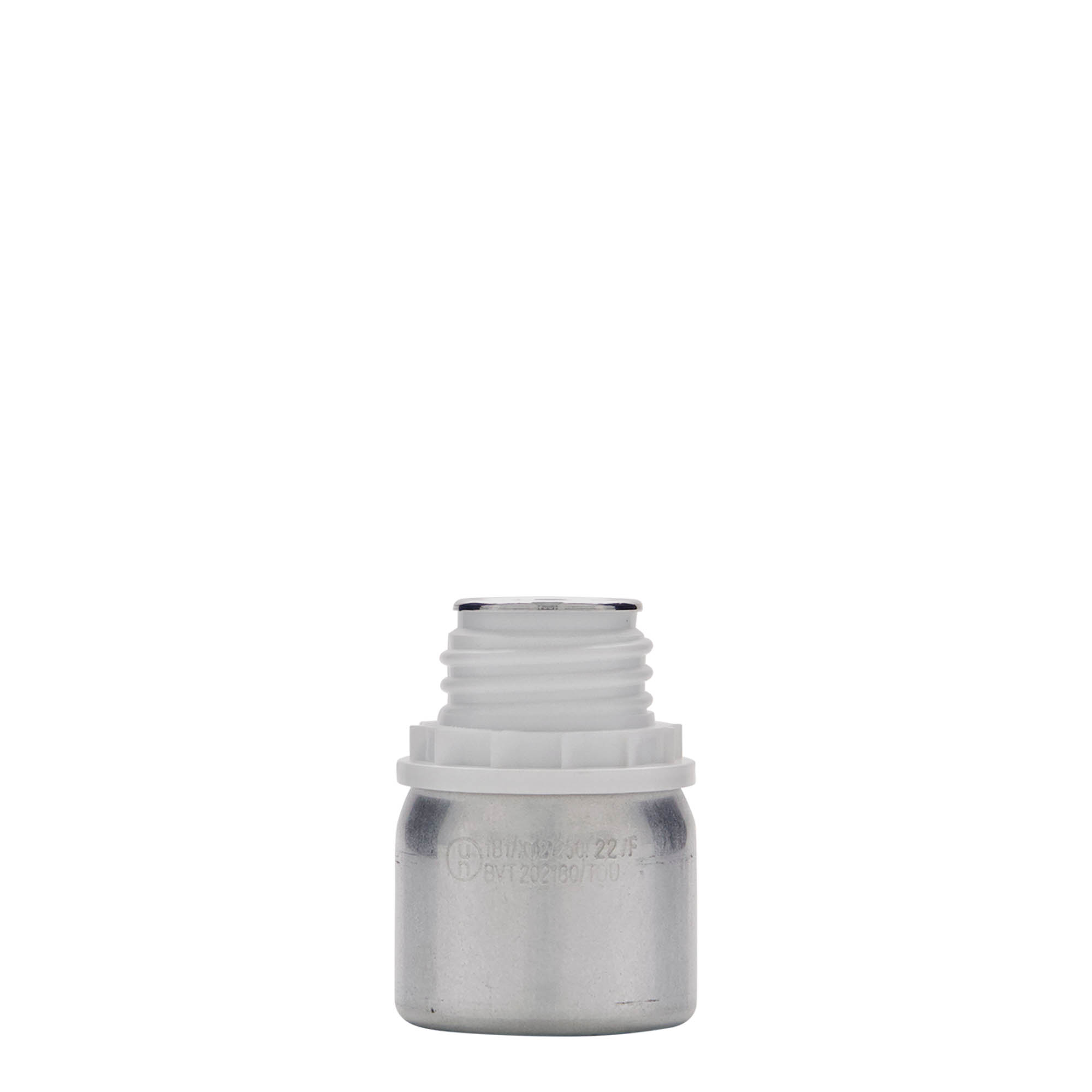 50 ml alumínium palack, fém, ezüst, nyílás: DIN 32 50 ml alumínium palack, fém, ezüst, nyílás: DIN 32