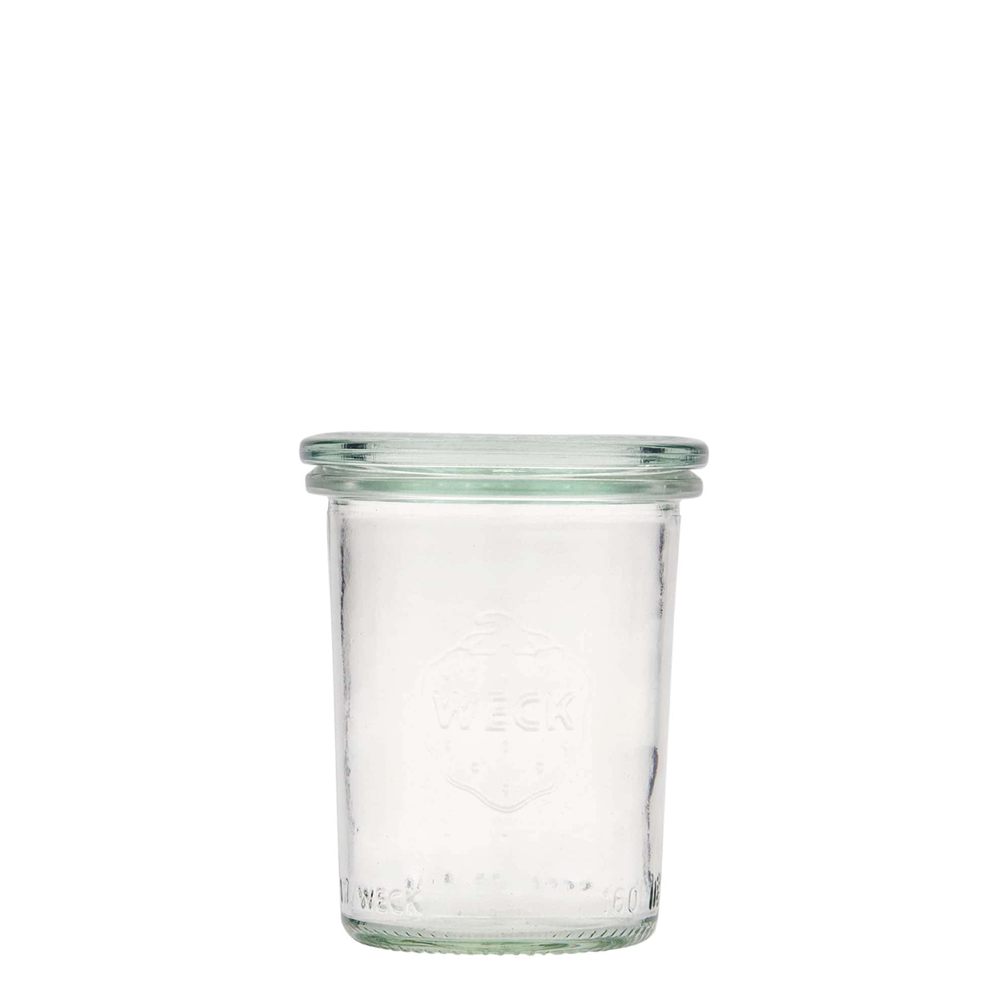 160 ml WECK-üveg, perem: kerek szélű