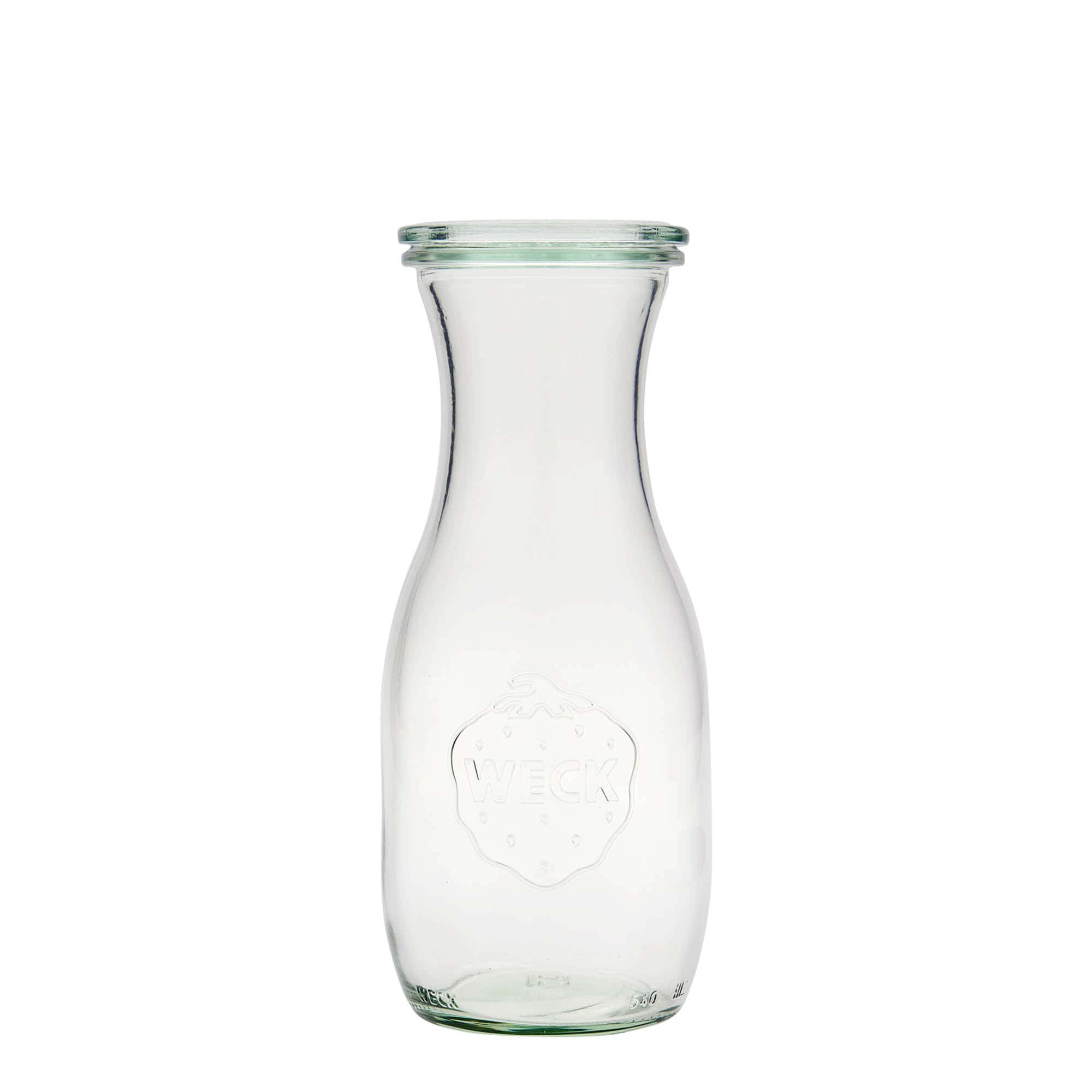 500 ml WECK-gyümölcslé üveg, száj: kerek perem