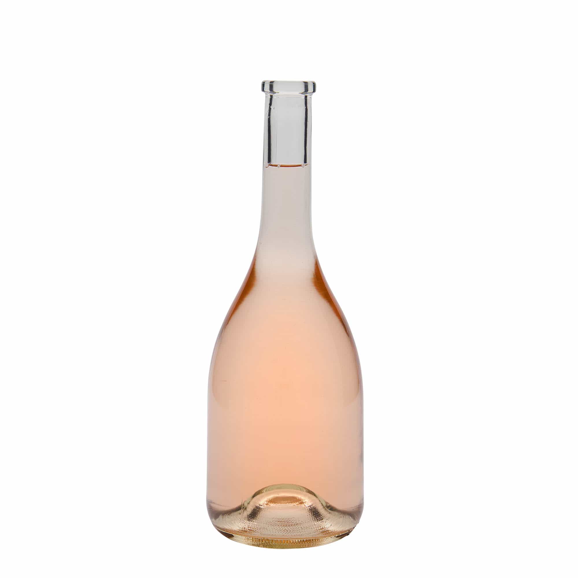 750 ml üveges palack 'Rustica', nyílás: parafa