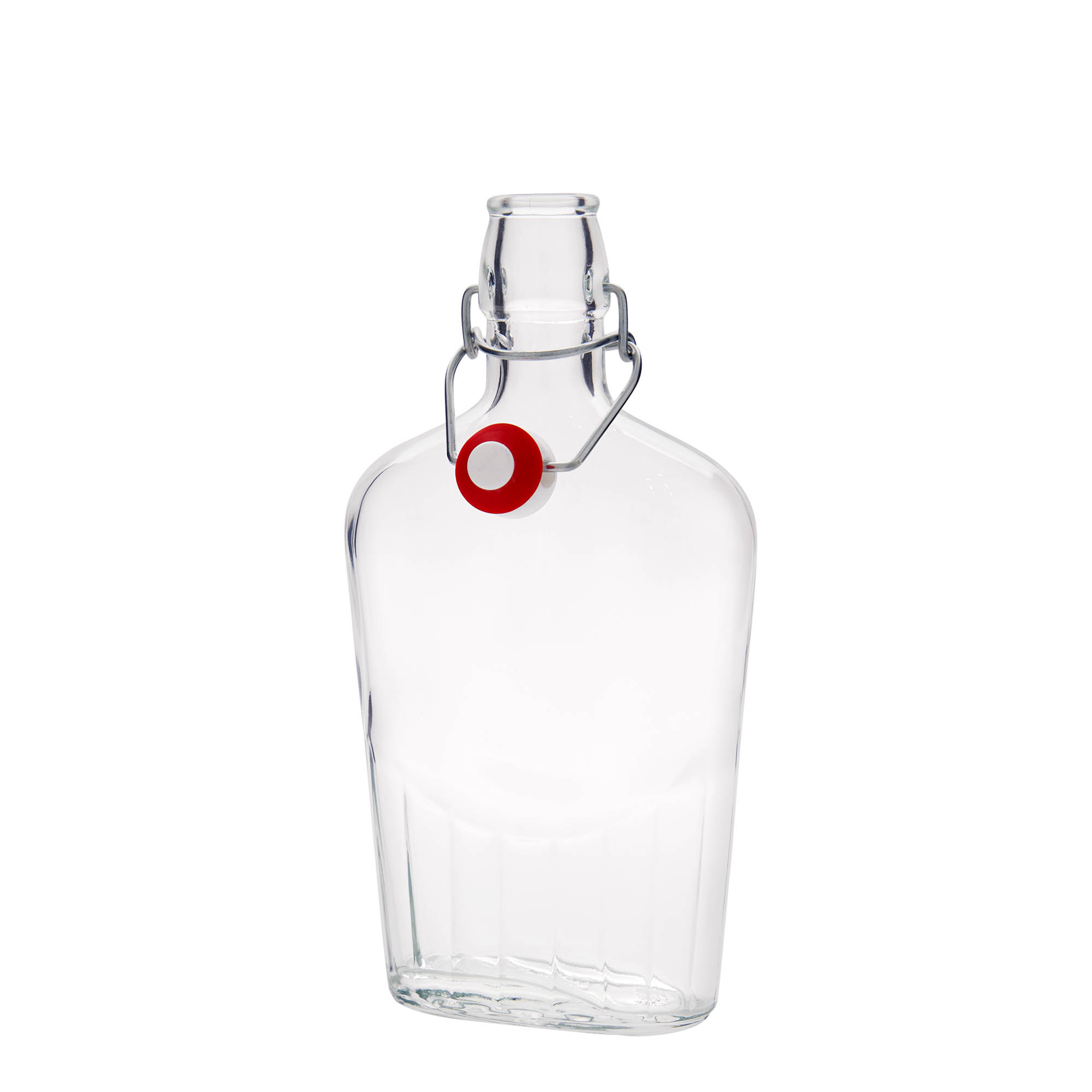 500 ml üvegpalack 'Fiaschetta', ovális, nyílás: patentzár 500 ml üvegpalack 'Fiaschetta', ovális, nyílás: patentzár