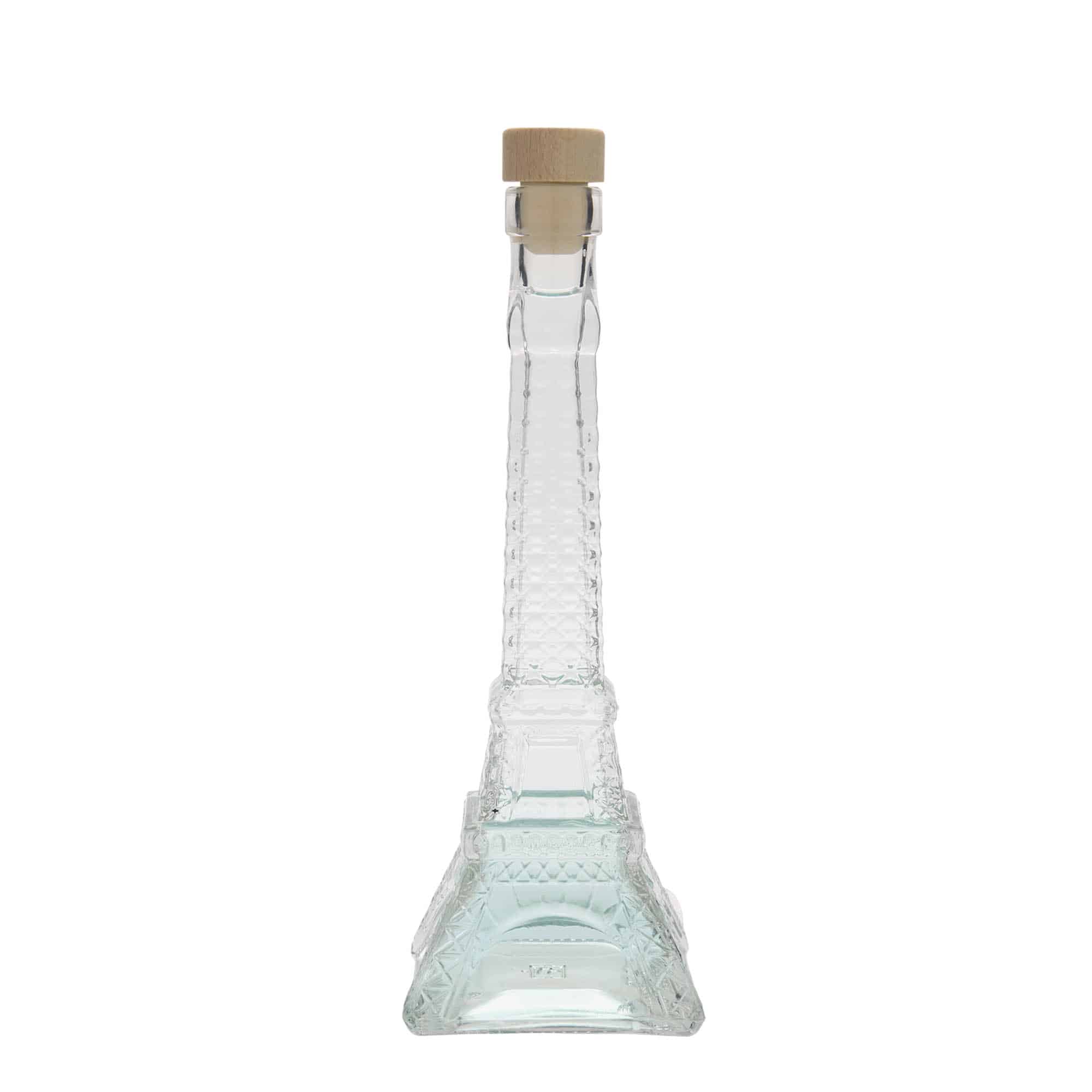 200 ml-es üvegpalack 'Eiffelturm', szájnyílás: parafadugó