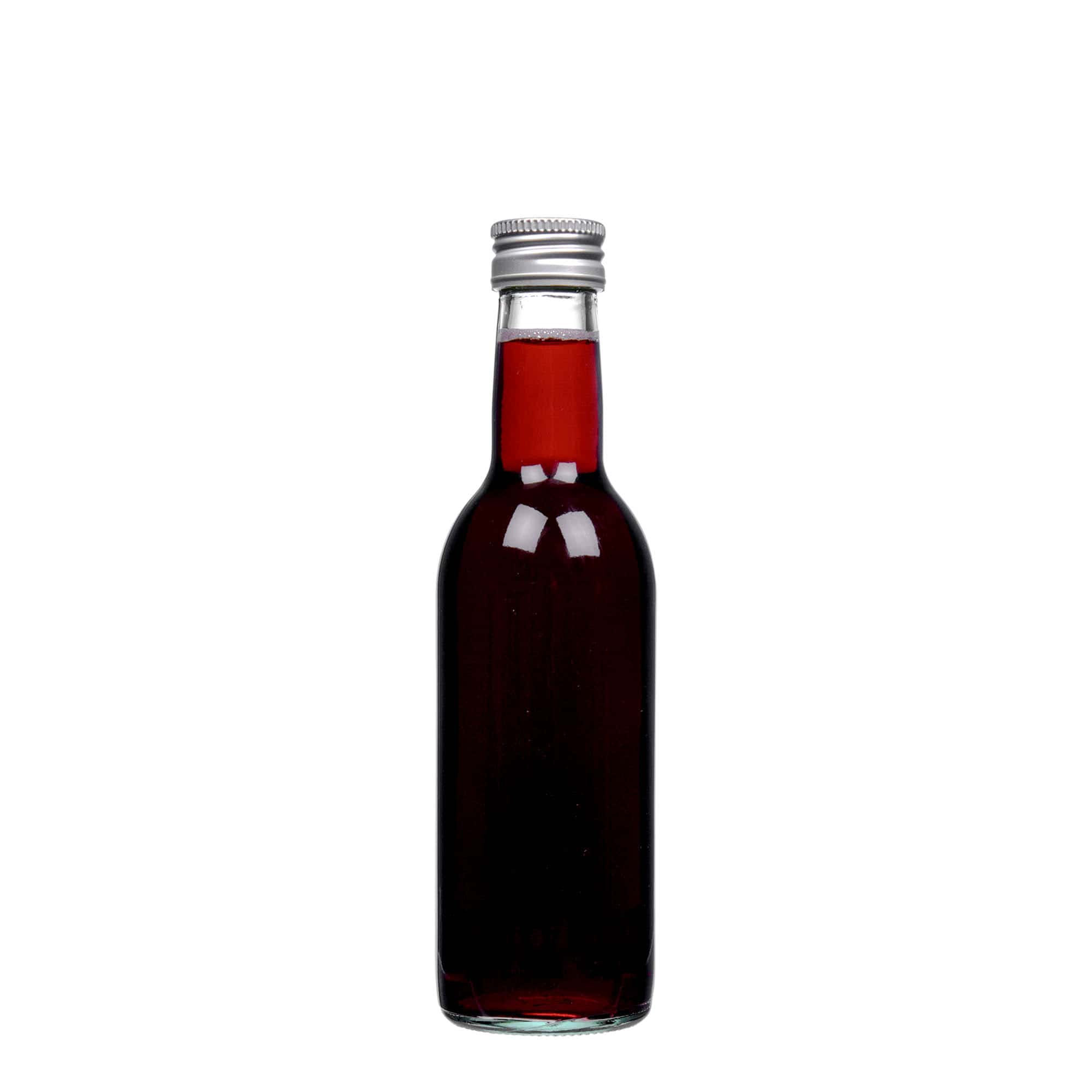250 ml üvegpalack 'Bordeaux', nyak: PP 28
