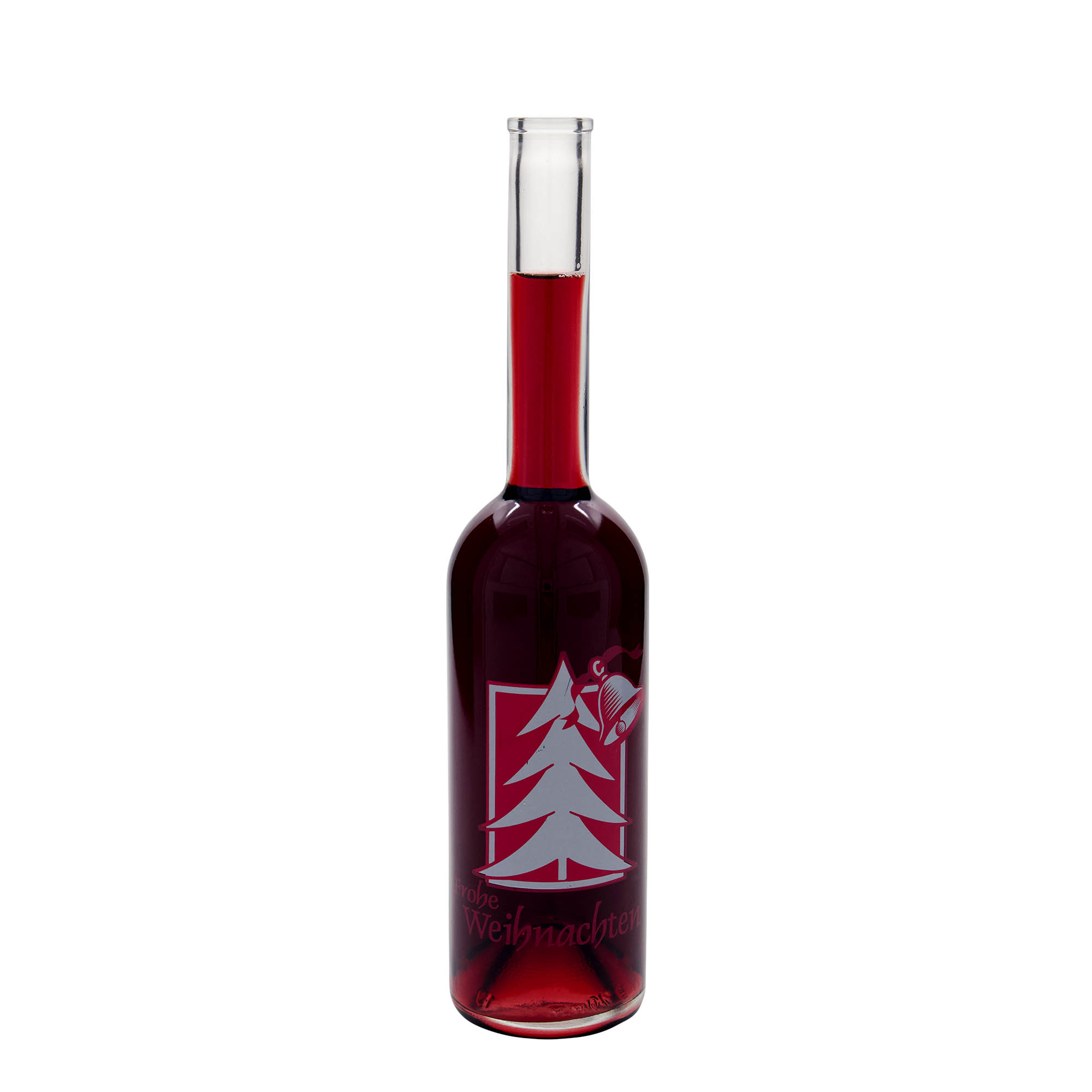 500 ml üvegpalack 'Opera', motívum: Karácsonyi üdvözlet, nyílás: parafa 500 ml üvegpalack 'Opera', motívum: Karácsonyi üdvözlet, nyílás: parafa