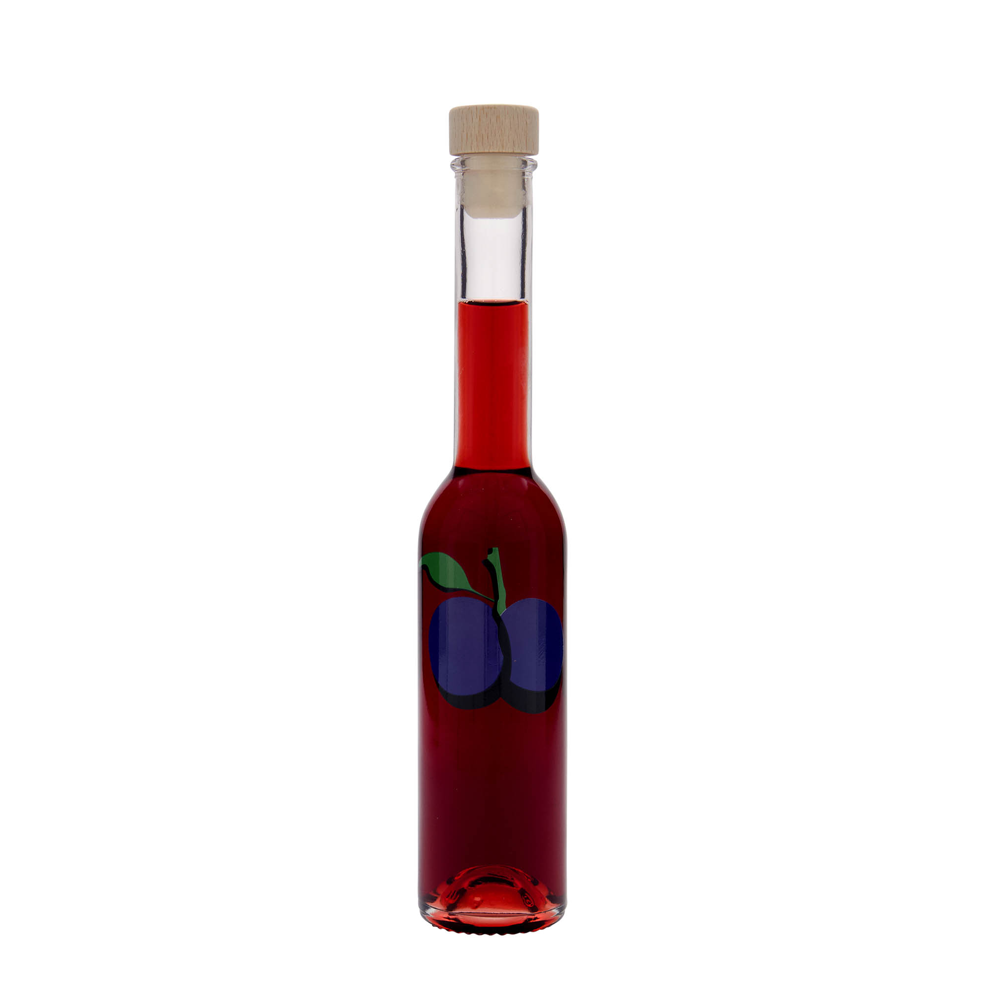200 ml üvegpalack 'Opera', motívum: szilva, nyak: parafa 200 ml üvegpalack 'Opera', motívum: szilva, nyak: parafa