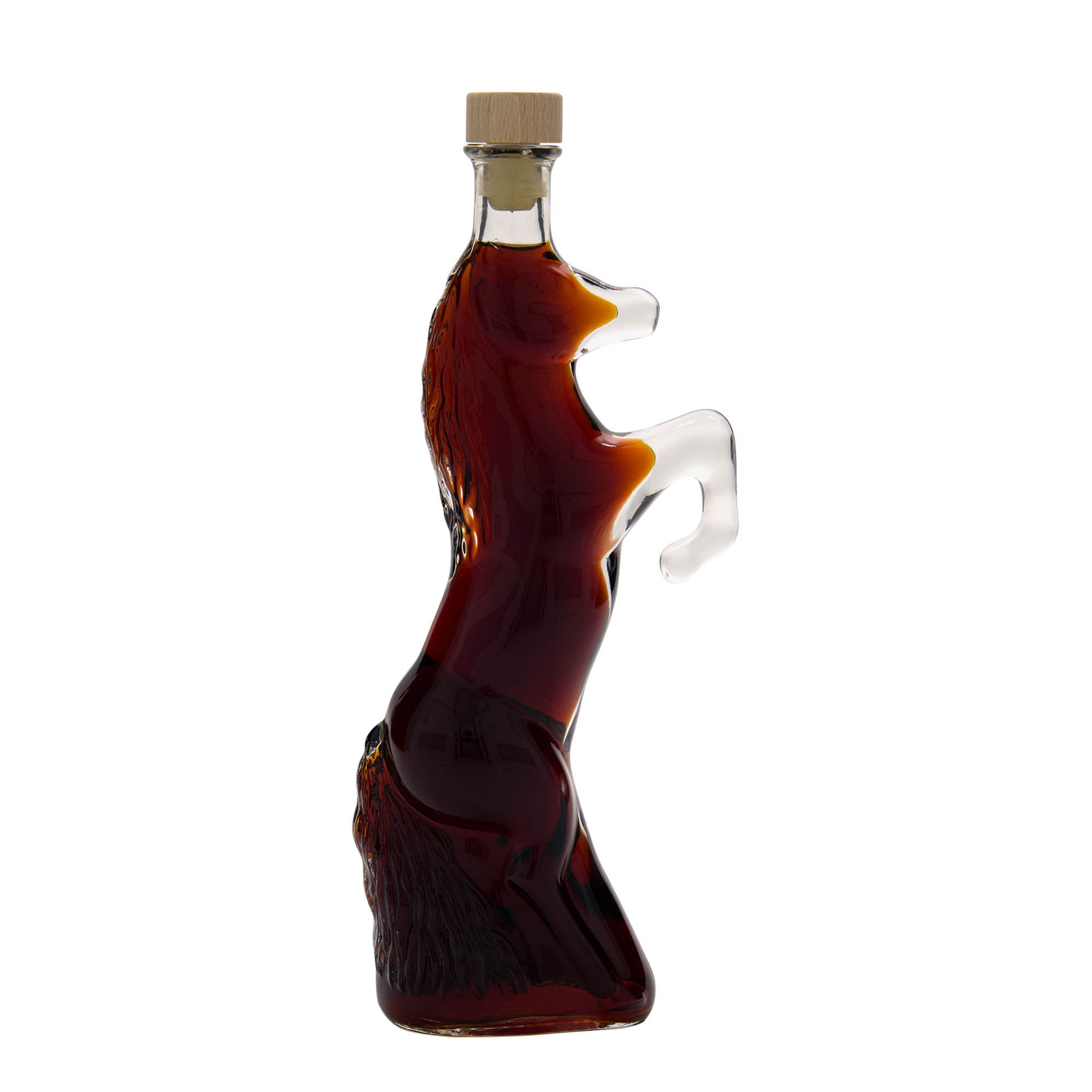 350 ml üvegpalack 'Wild Horse', nyak: parafa