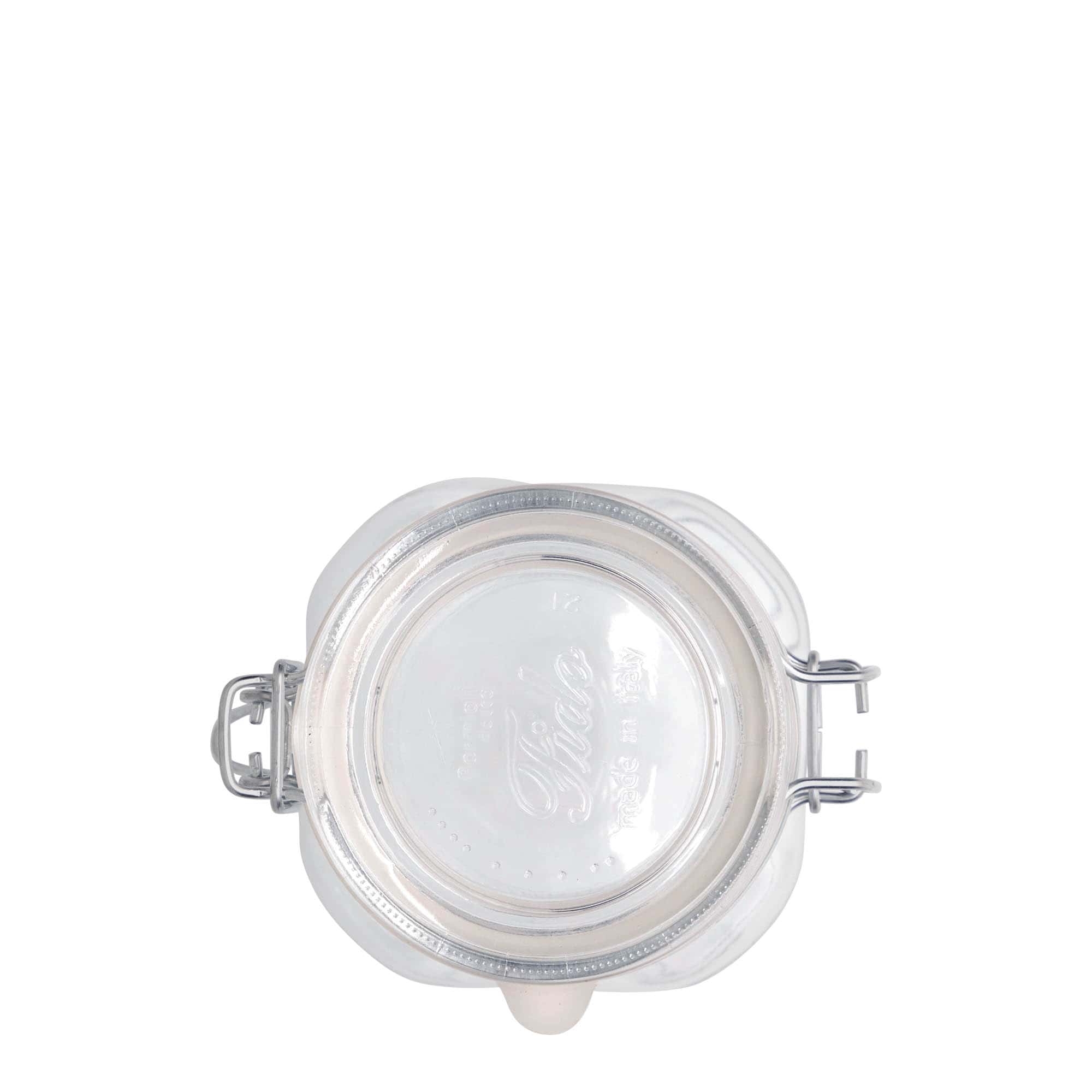 500 ml drótfüles üveg 'Fido', négyzet alakú, nyílás: drótfüles záróelem 500 ml drótfüles üveg 'Fido', négyzet alakú, nyílás: drótfüles záróelem