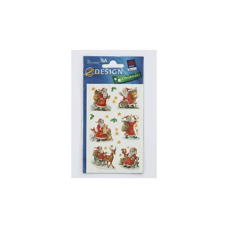 Zweckform matrica „Mikulások”, papír, többszínű