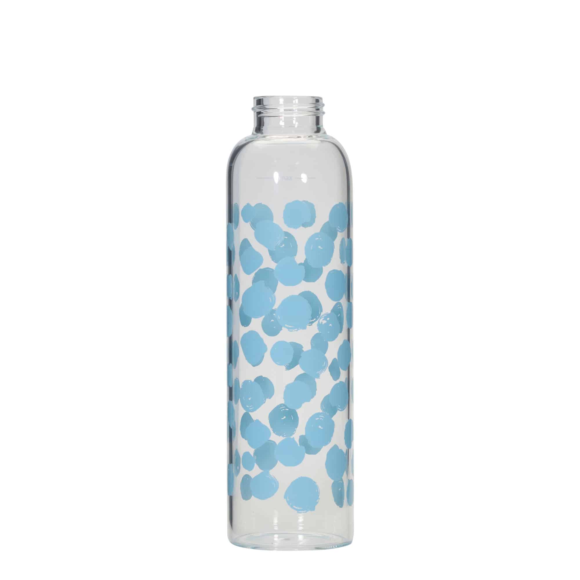 500 ml-es ivópalack, 'Perseus', motívum: Kék pontok, szájnyílás: csavaros kupak