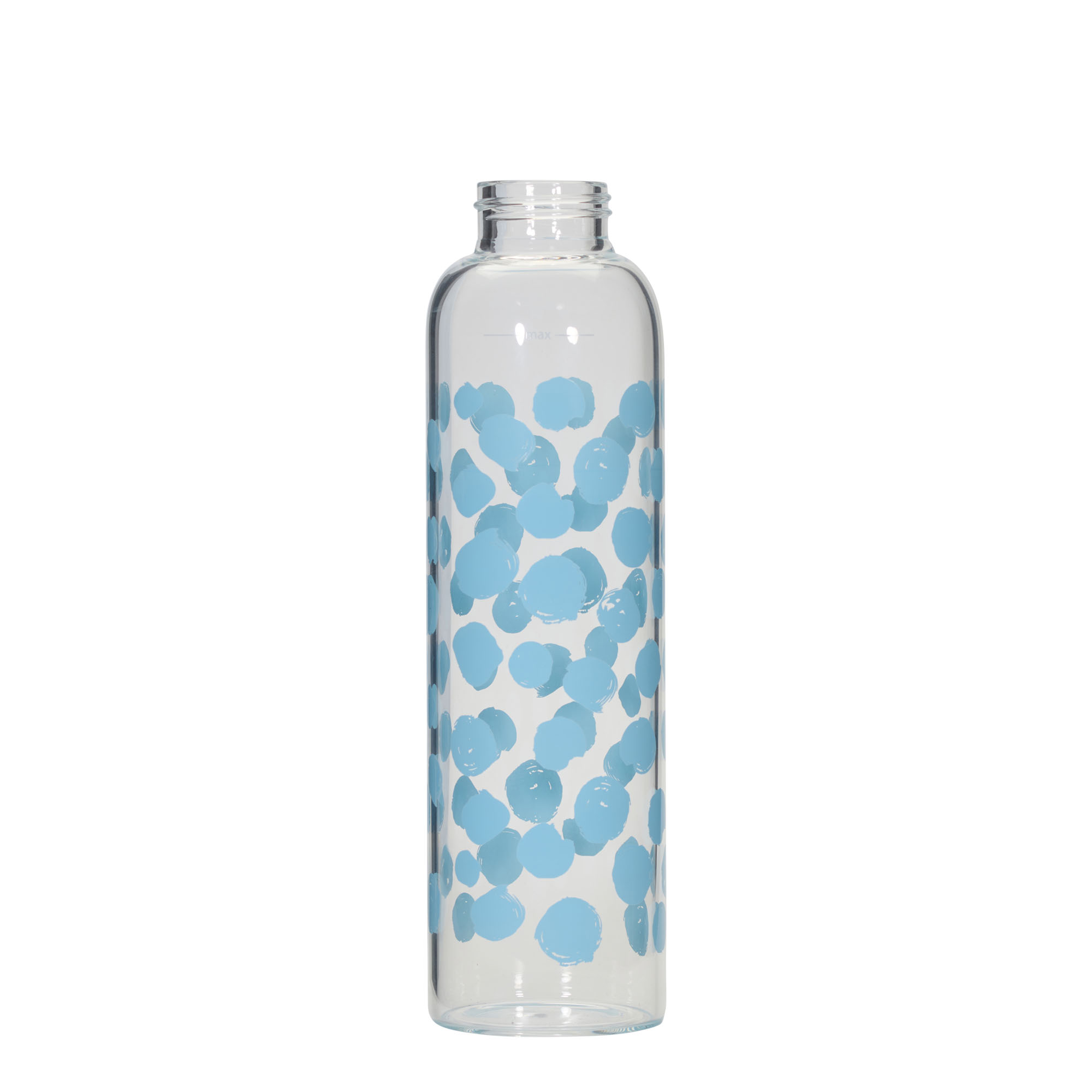 500 ml ivópalack 'Perseus - Kék pöttyök', nyílás: csavarzár