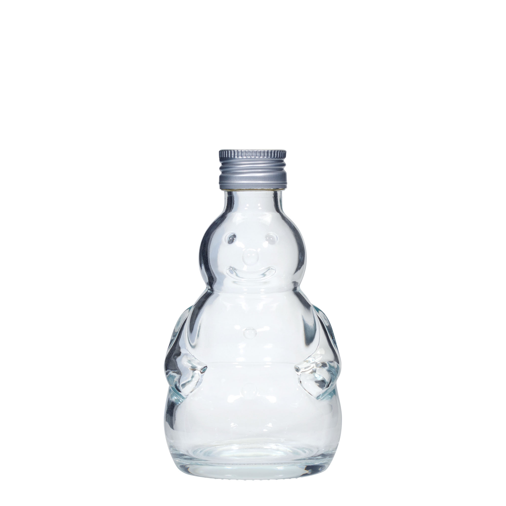 200 ml üvegpalack 'Hóember', nyílás: PP 28