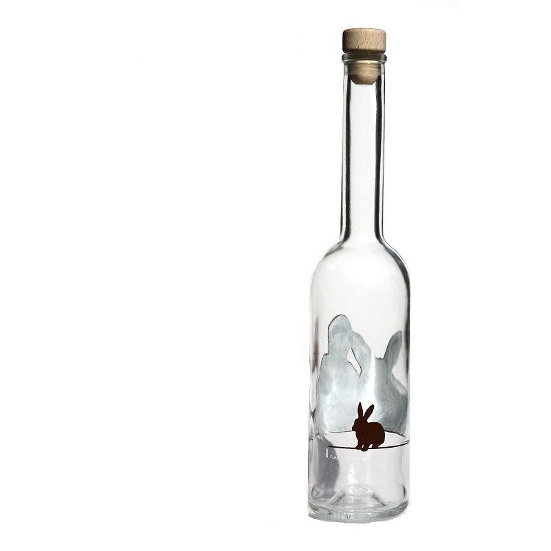 500 ml üvegpalack 'Opera', motívum: nyúl, nyílás: parafa 500 ml üvegpalack 'Opera', motívum: nyúl, nyílás: parafa