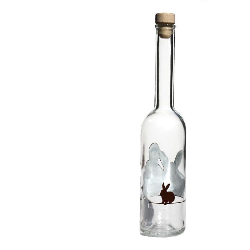 500 ml üvegpalack 'Opera', motívum: nyúl, nyílás: parafa 500 ml üvegpalack 'Opera', motívum: nyúl, nyílás: parafa