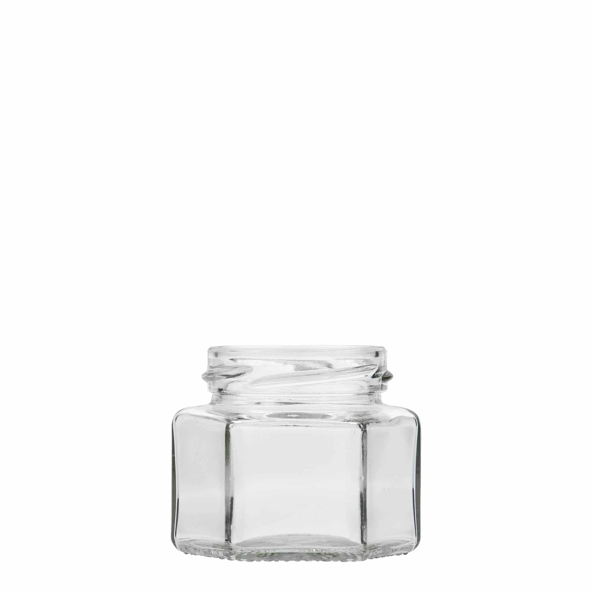 106 ml-es hatszögletű üveg, szájnyílás: Twist-Off (TO 53) 106 ml-es hatszögletű üveg, szájnyílás: Twist-Off (TO 53)