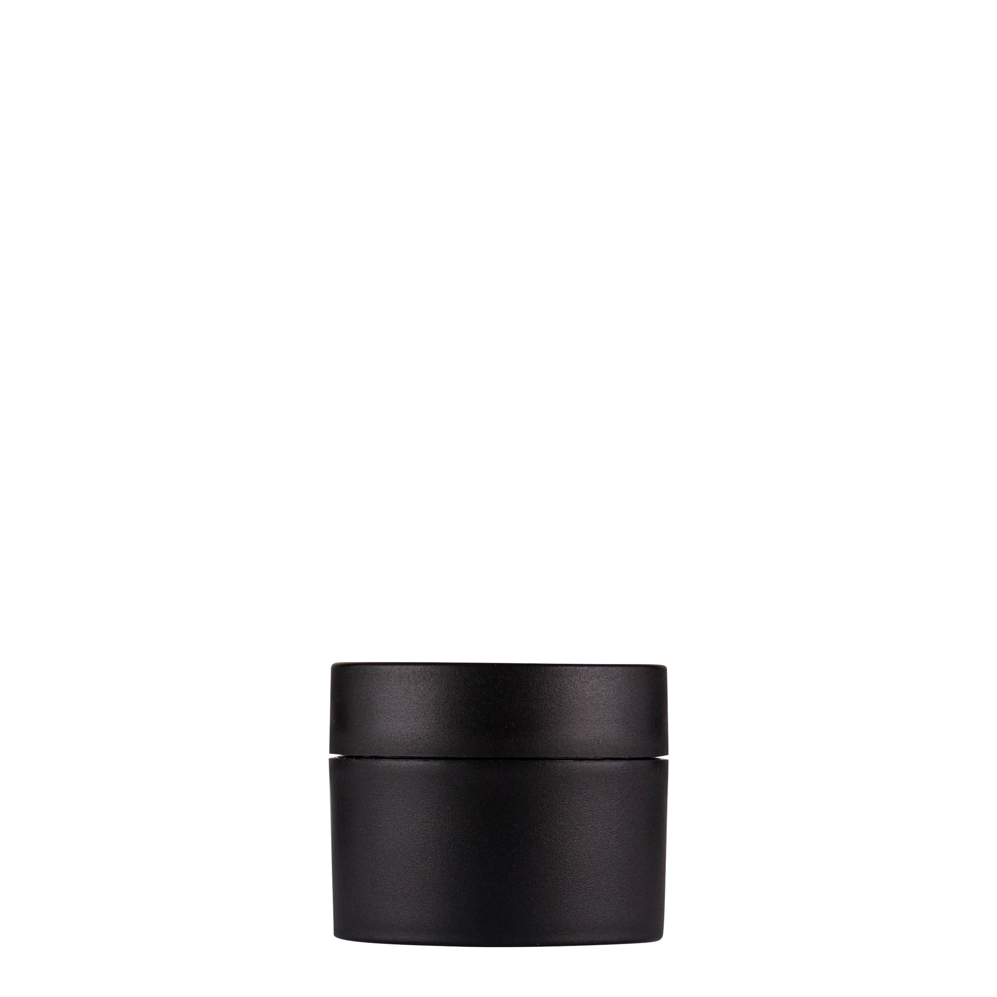 15 ml műanyag tégely 'Antonella', PP, fekete, nyílás: csavarzár 15 ml műanyag tégely 'Antonella', PP, fekete, nyílás: csavarzár