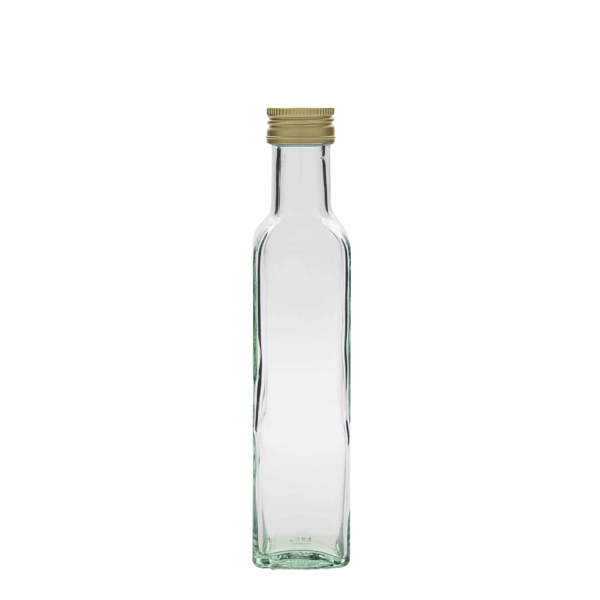 250 ml üvegpalack 'Marasca', négyszögletes, nyílás: PP 31,5 250 ml üvegpalack 'Marasca', négyszögletes, nyílás: PP 31,5
