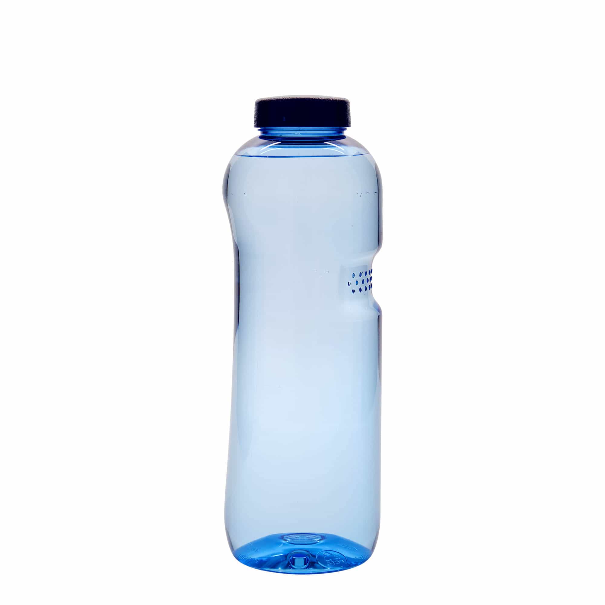 1000 ml-es PET-ivópalack 'Kavodrink', műanyag, kék