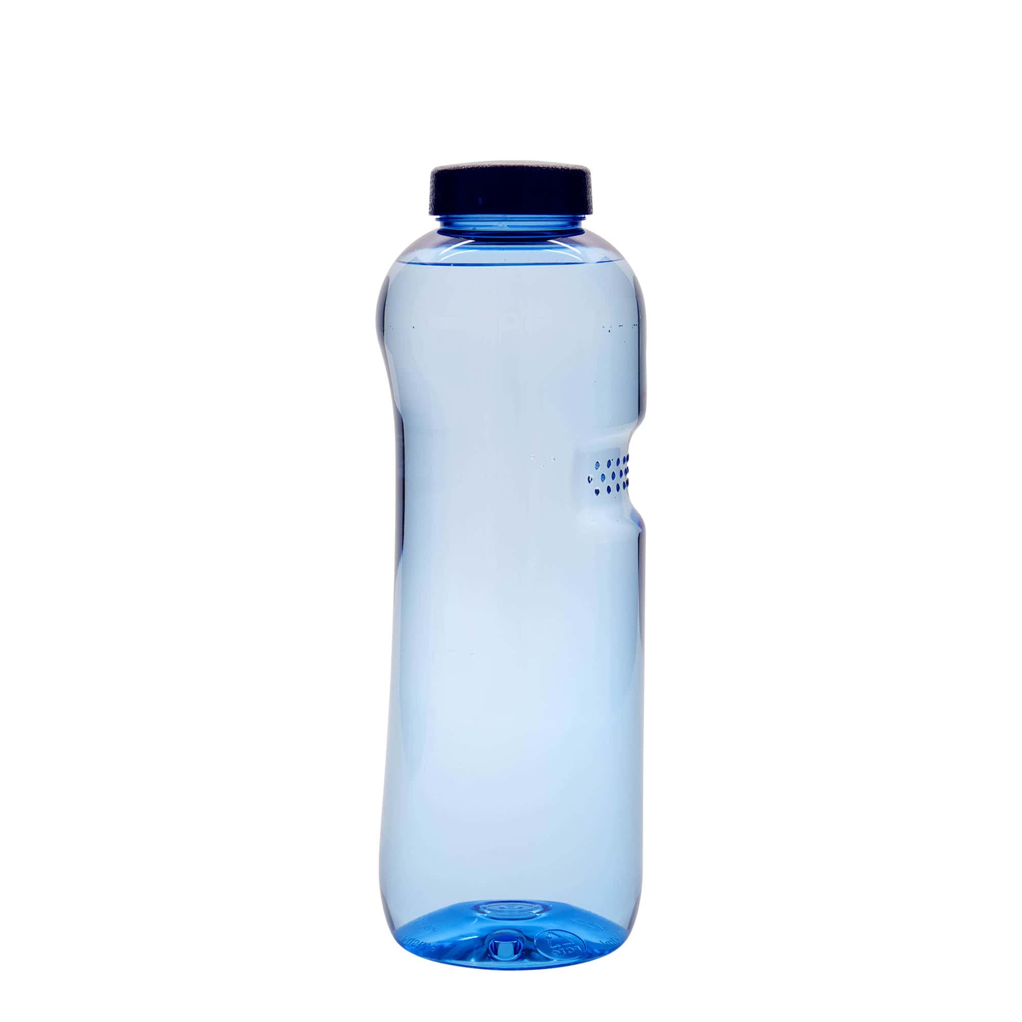 1.000 ml PET-ivópalack 'Kavodrink', műanyag, kék