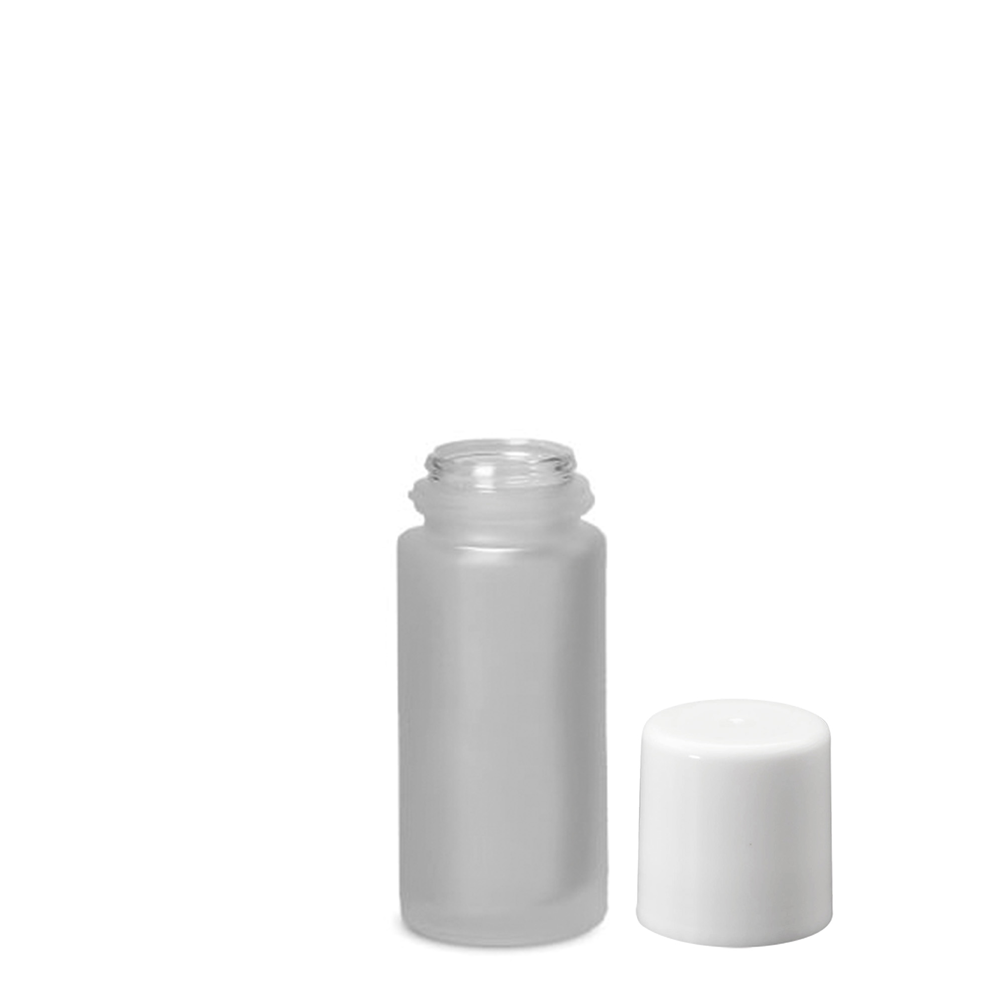 50 ml roll-on üveg, üveg, jegesített, nyílás: csavarzár 50 ml roll-on üveg, üveg, jegesített, nyílás: csavarzár