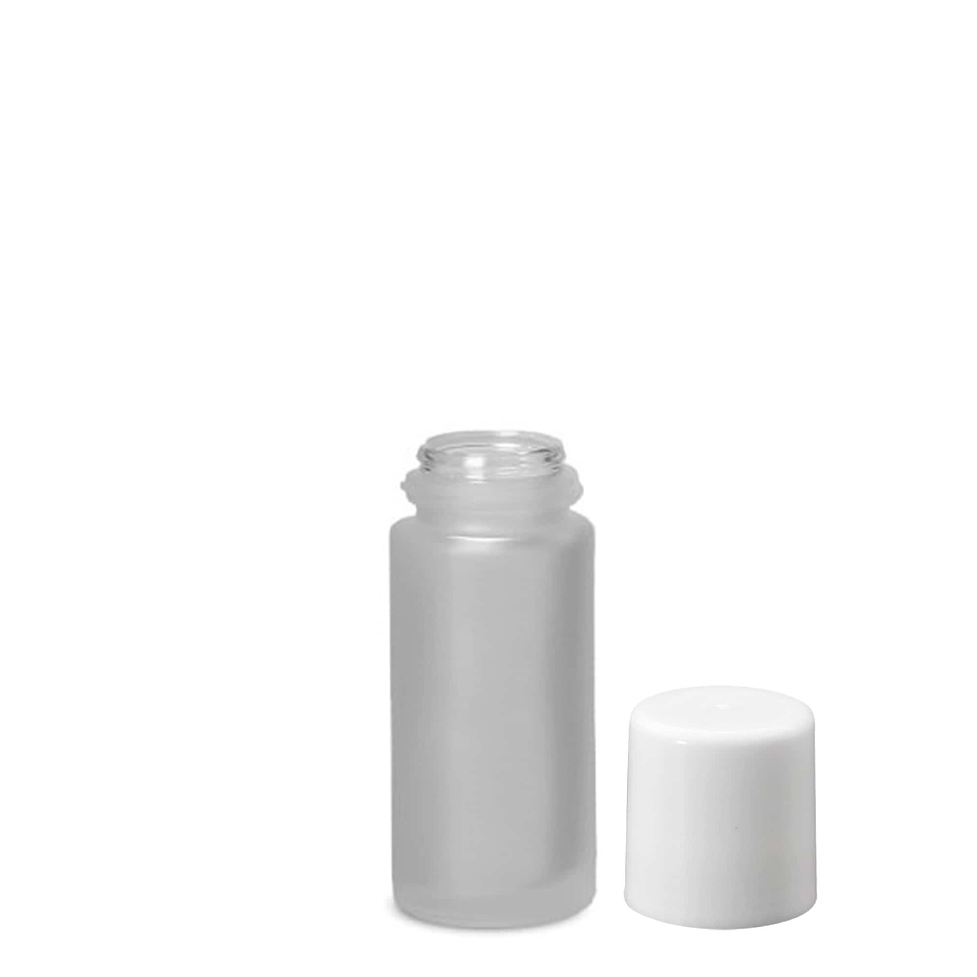 50 ml roll-on üveg, üveg, jegesített, nyílás: csavarzár