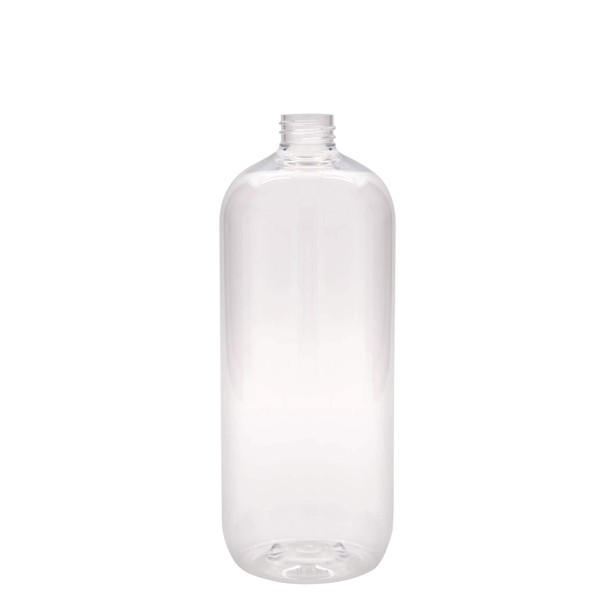 1.000 ml PET-palack 'Boston', műanyag, nyakméret: 28/410