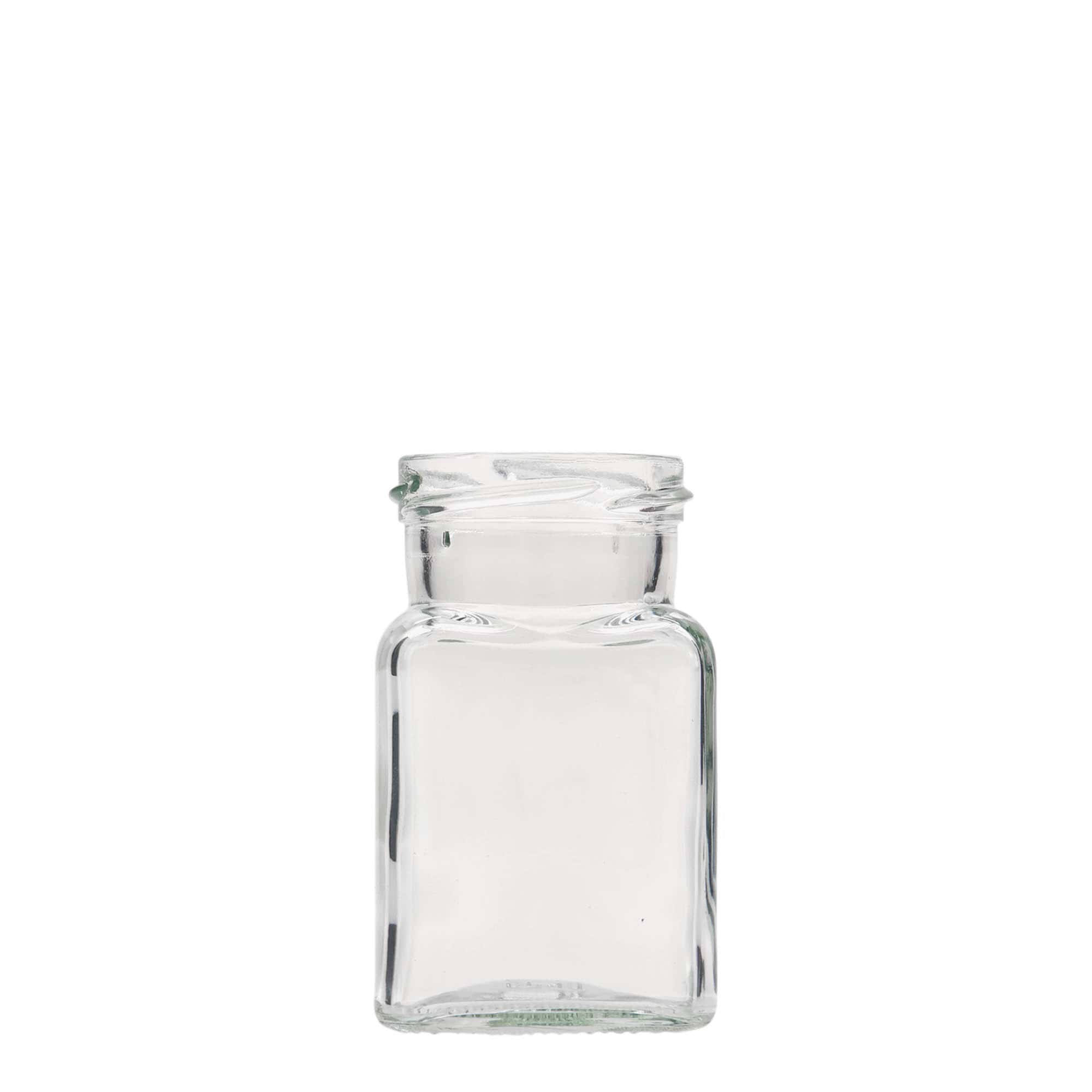 150 ml négyszögletes üveg, nyílás: Twist-Off (TO 53)