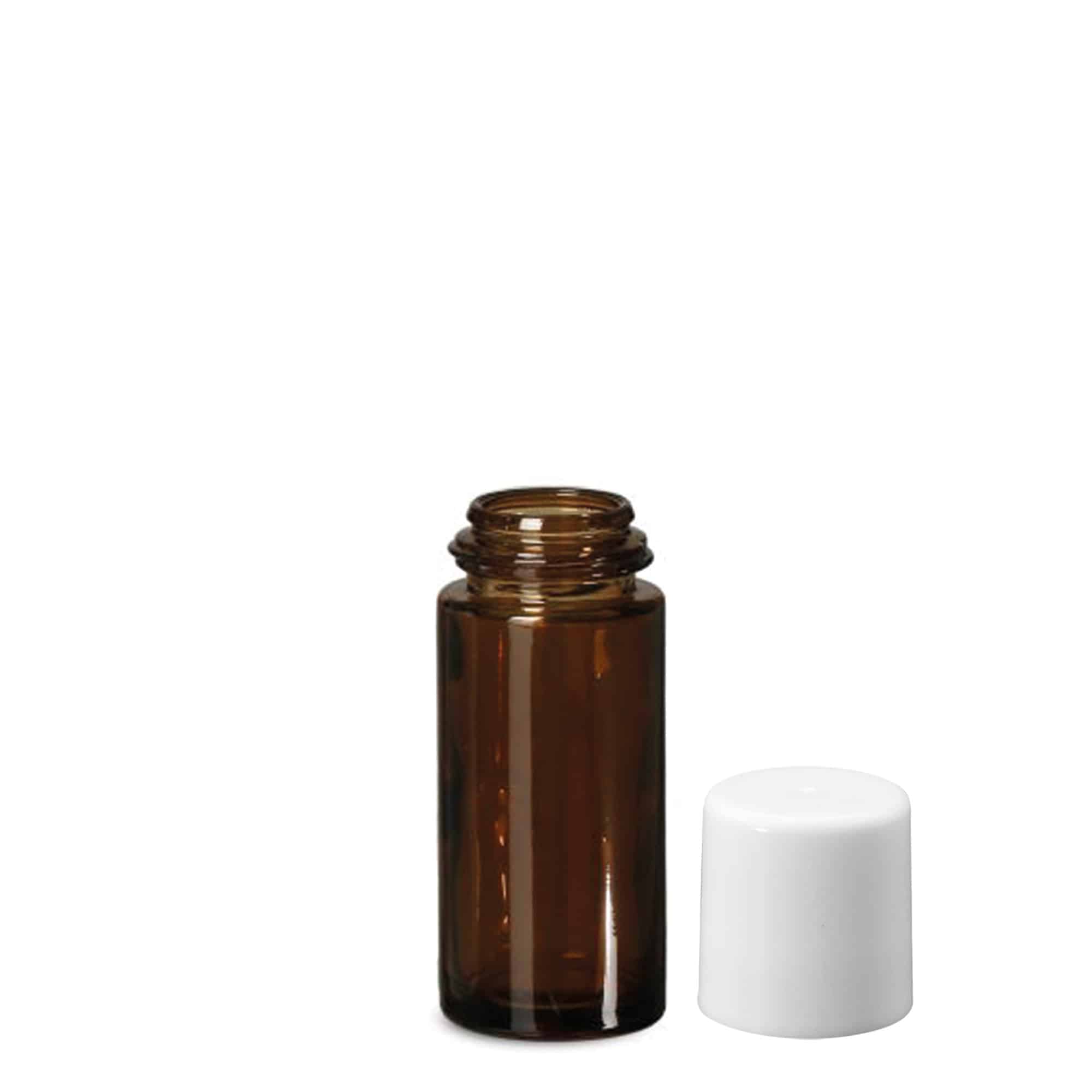 50 ml roll-on üveg, üveg, barna, nyak: csavaros kupak