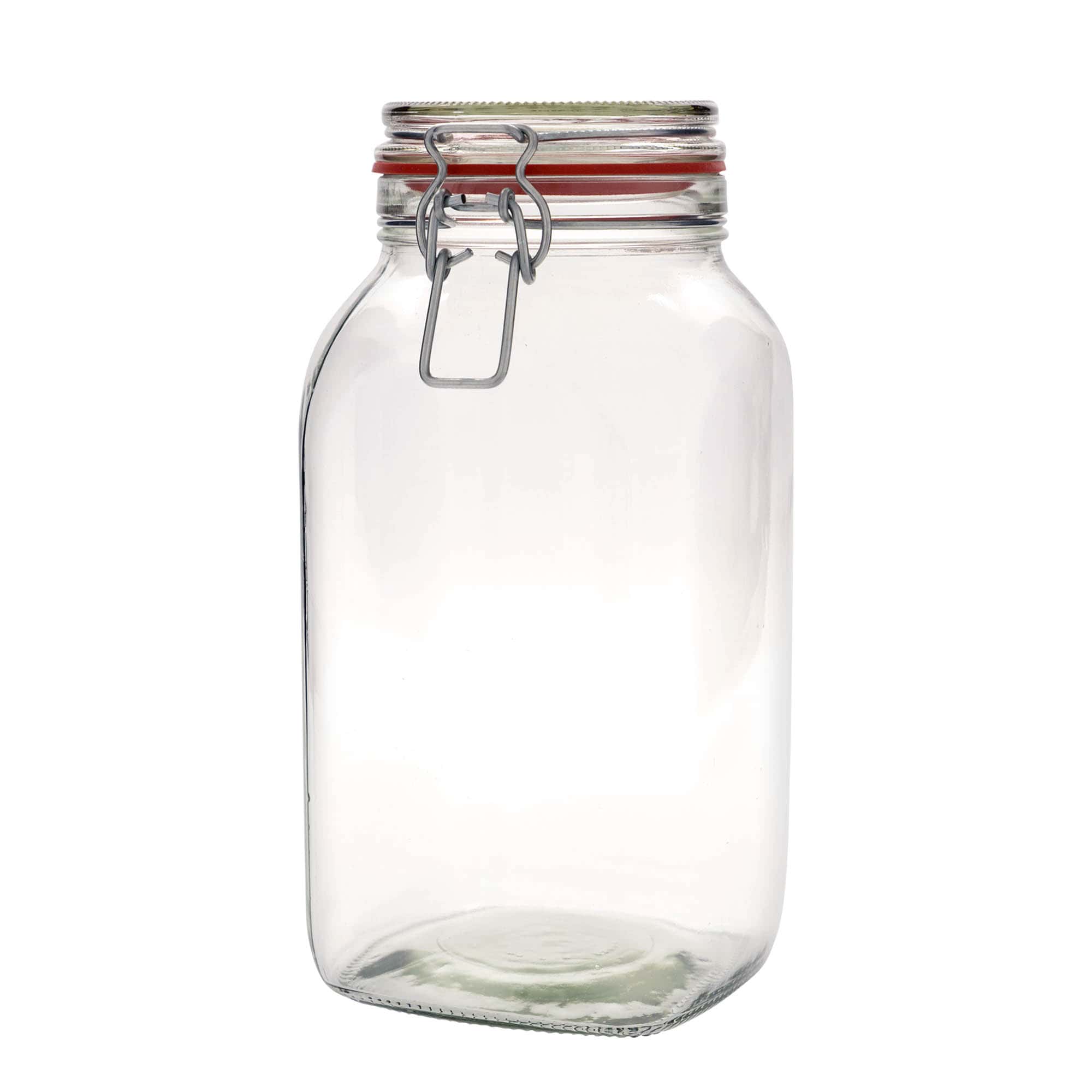 2590 ml-es fémcsatos üveg, négyzet alakú, szájnyílás: fémcsatos zár 2590 ml-es fémcsatos üveg, négyzet alakú, szájnyílás: fémcsatos zár