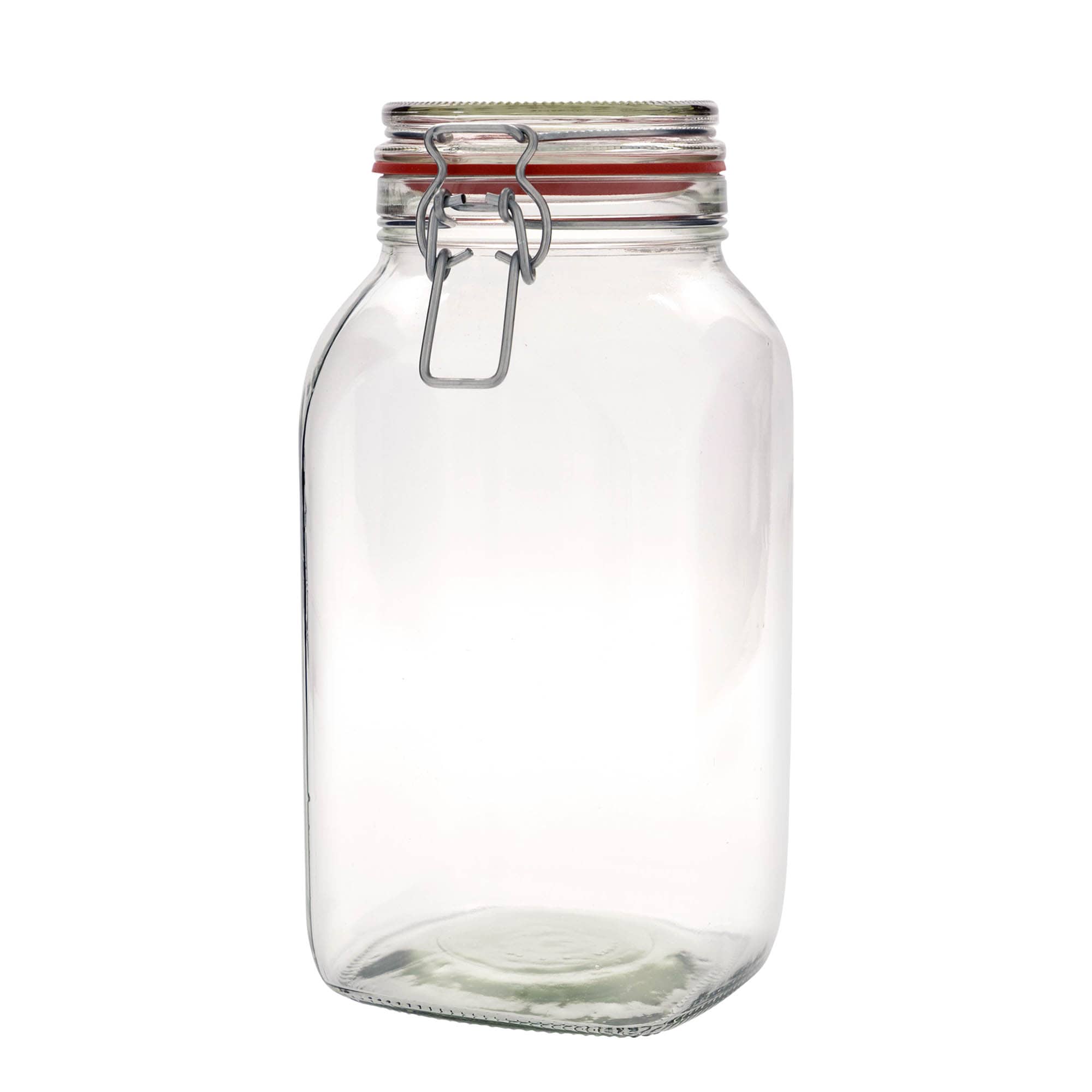 2.590 ml drótfüles üveg #, négyzet alakú, nyílás: drótfüles záróelem