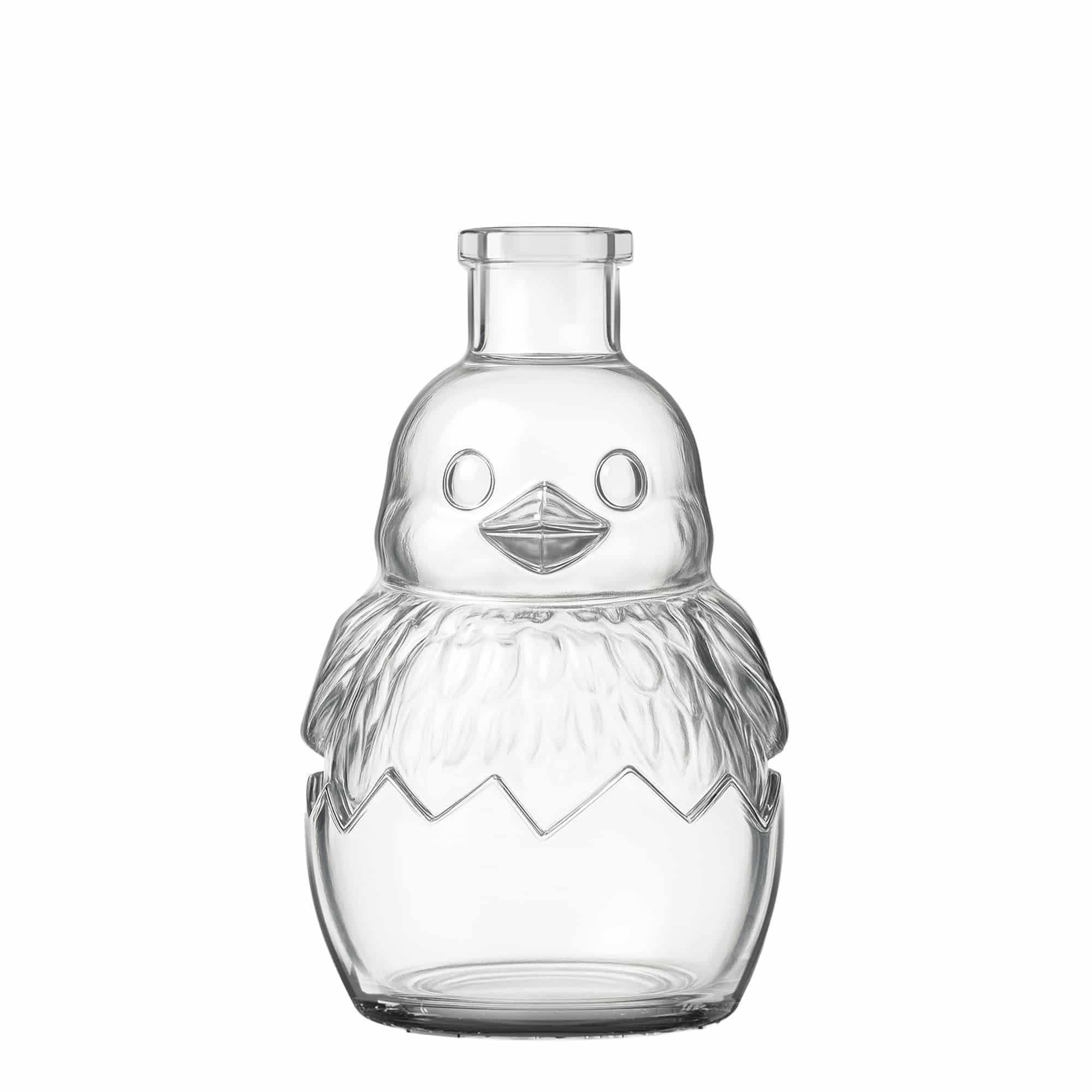 200 ml üvegpalack 'Csibe', nyílás: parafa