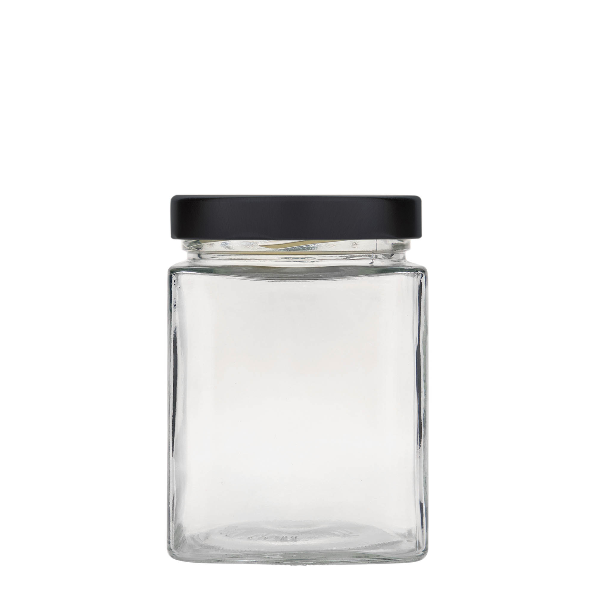 580 ml négyzet alakú üveg 'Ikarus', nyílás: Deep-Twist-Off (DTO 82)