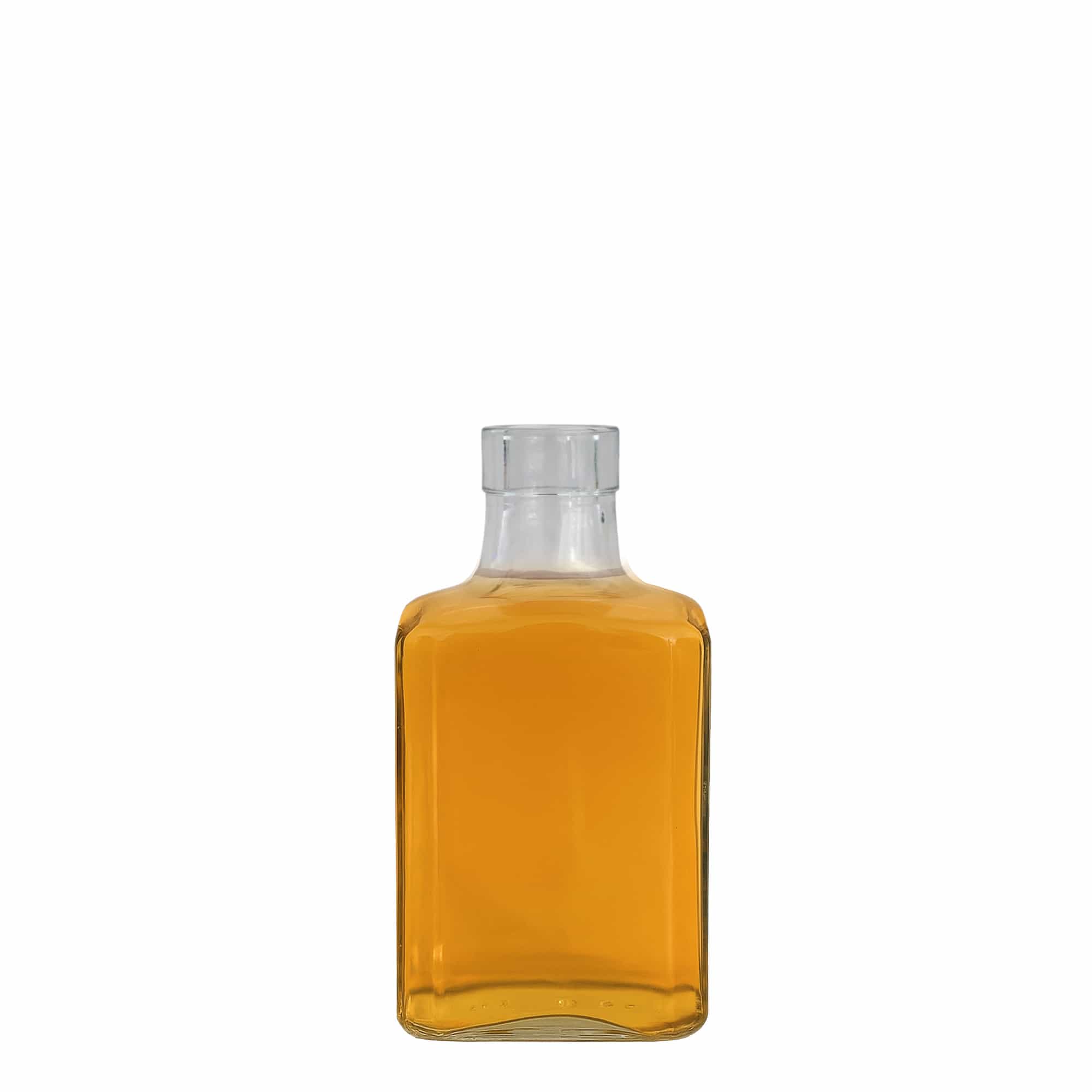 250 ml üvegpalack 'Decanter Quadro Oberband', négyzet alakú, nyílás: parafa