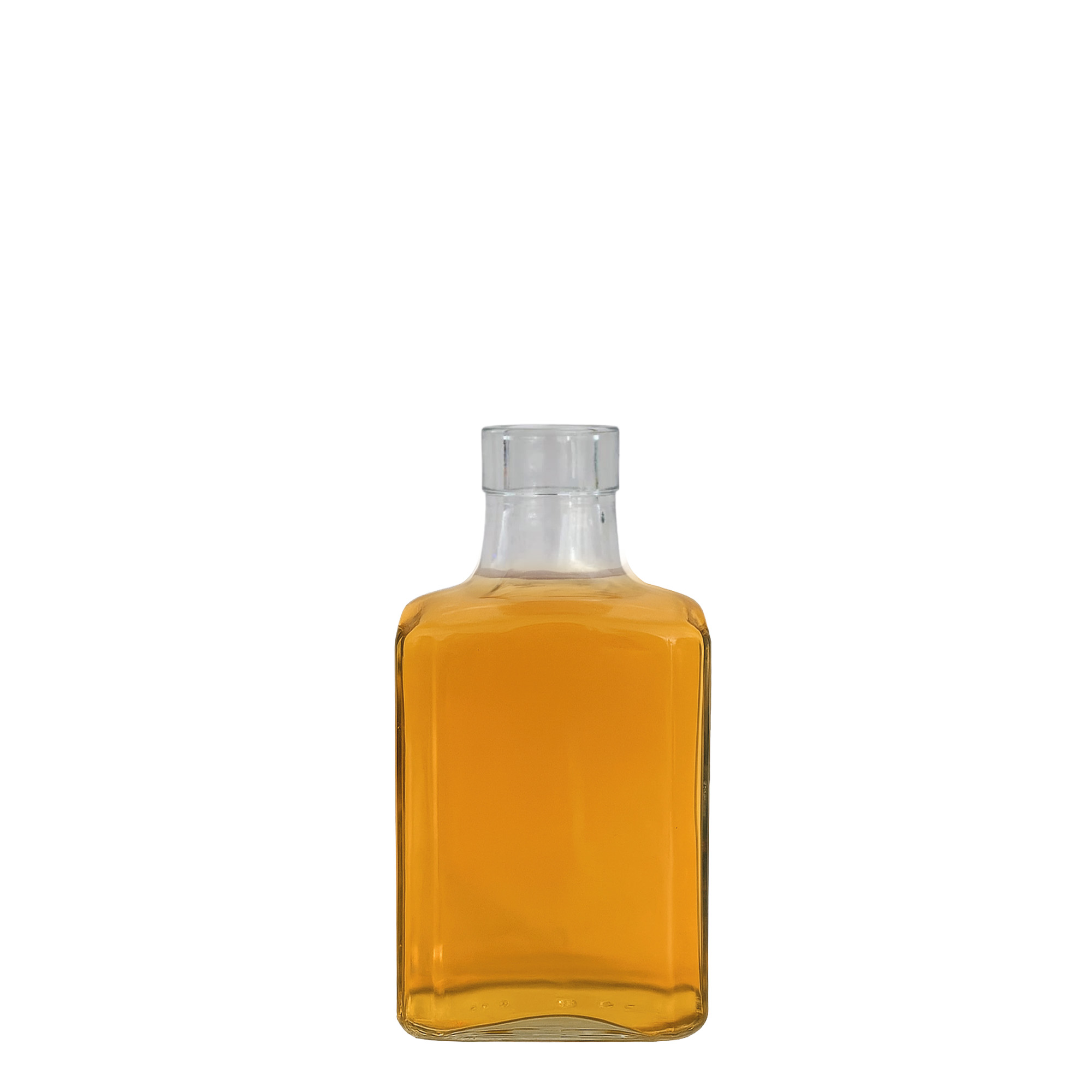 250 ml üvegpalack 'Decanter Quadro Oberband', négyzet alakú, nyílás: parafa