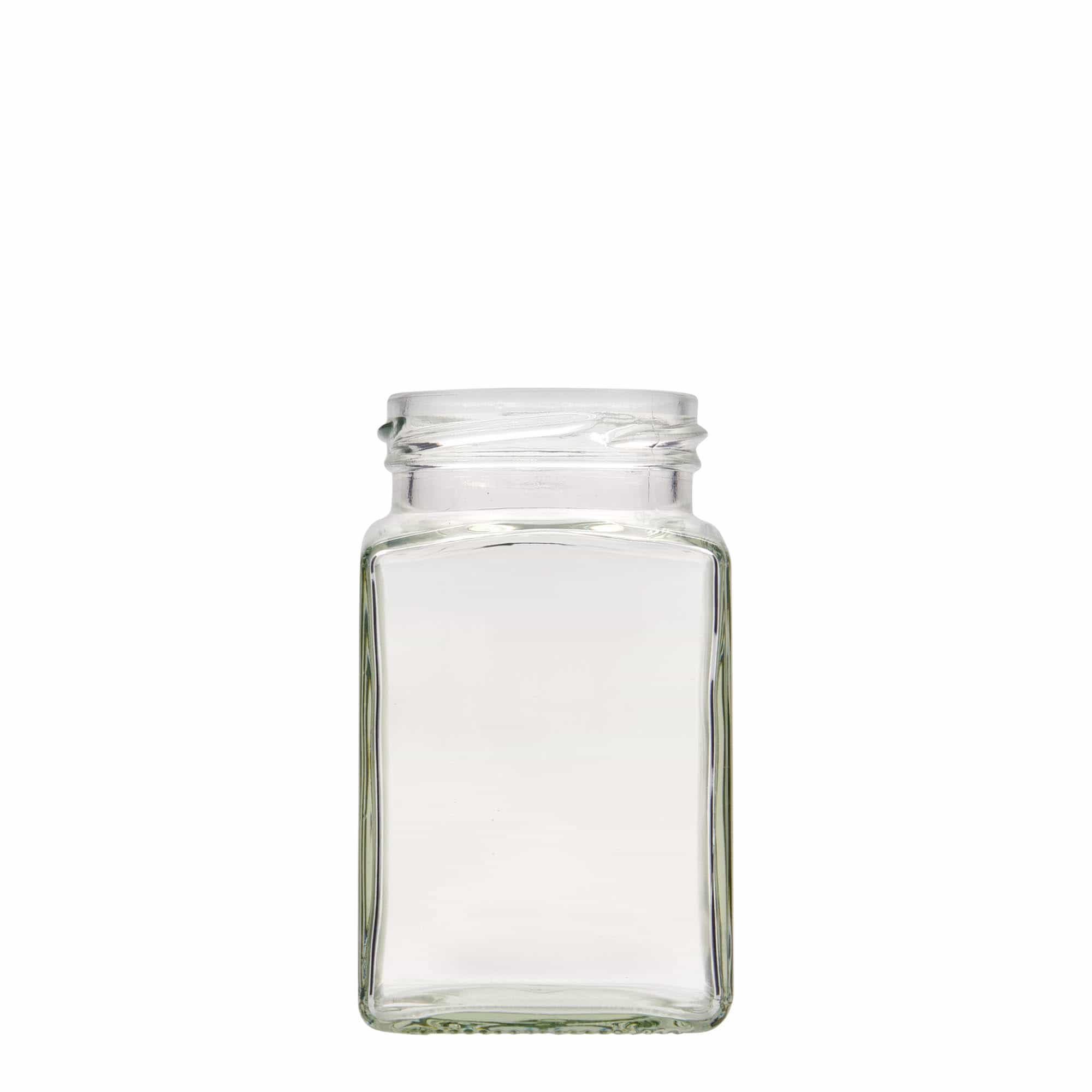 260 ml-es négyszögletű üveg, szájnyílás: Twist-Off (TO 58) 260 ml-es négyszögletű üveg, szájnyílás: Twist-Off (TO 58)
