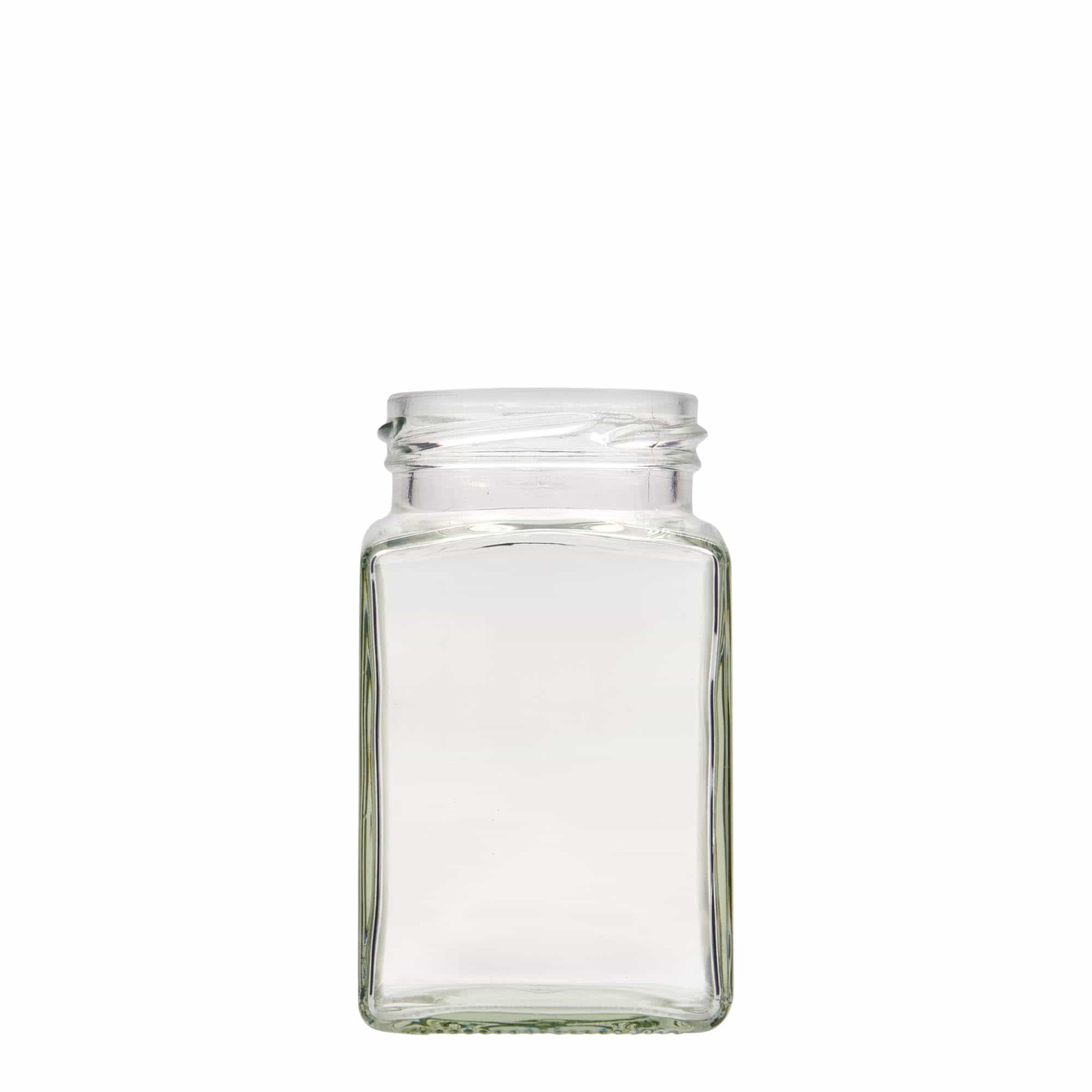 260 ml négyzet alakú üveg, nyílás: csavaros zár (TO 58)