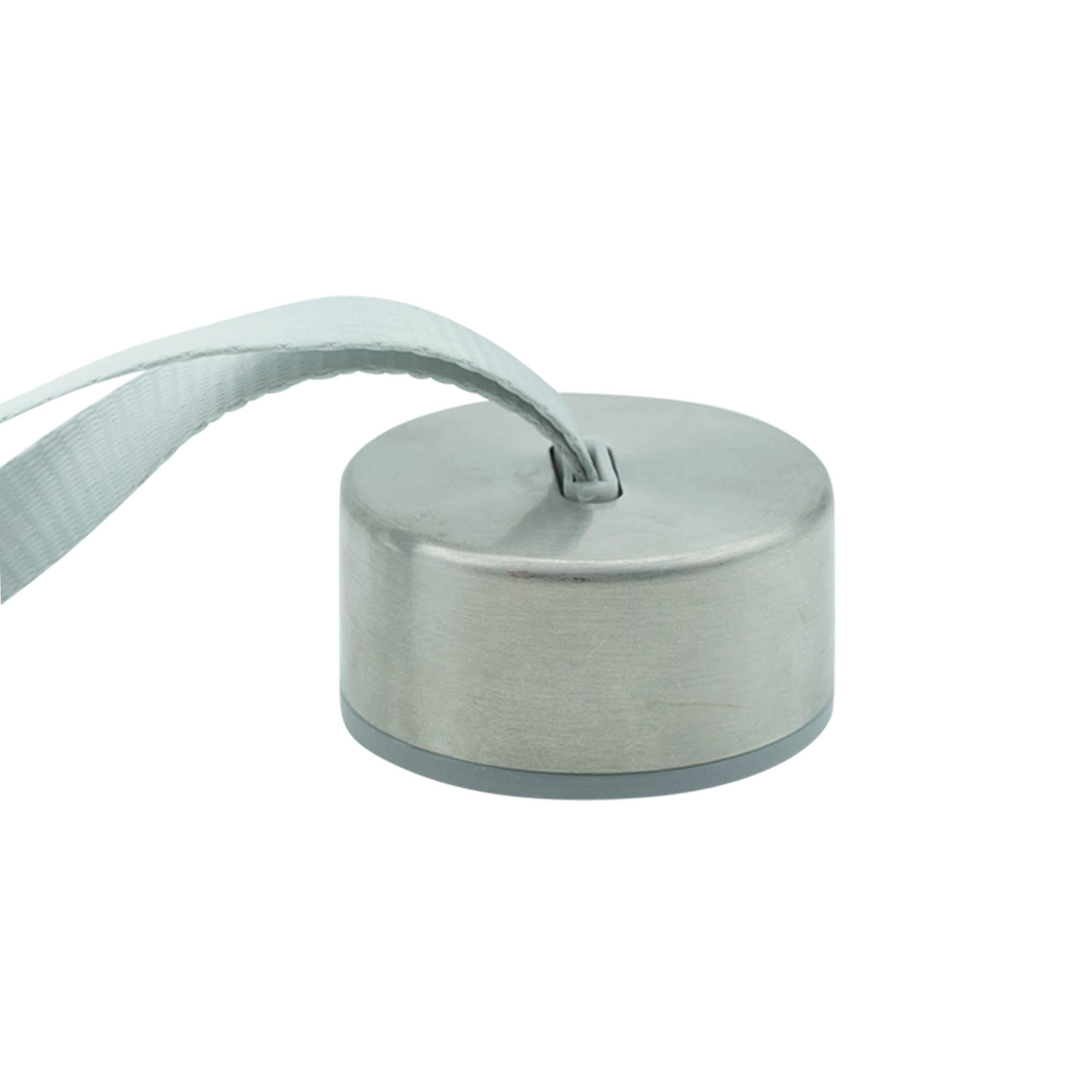 Csavaros fedél 'Perseus' szalaggal, fém, ezüst