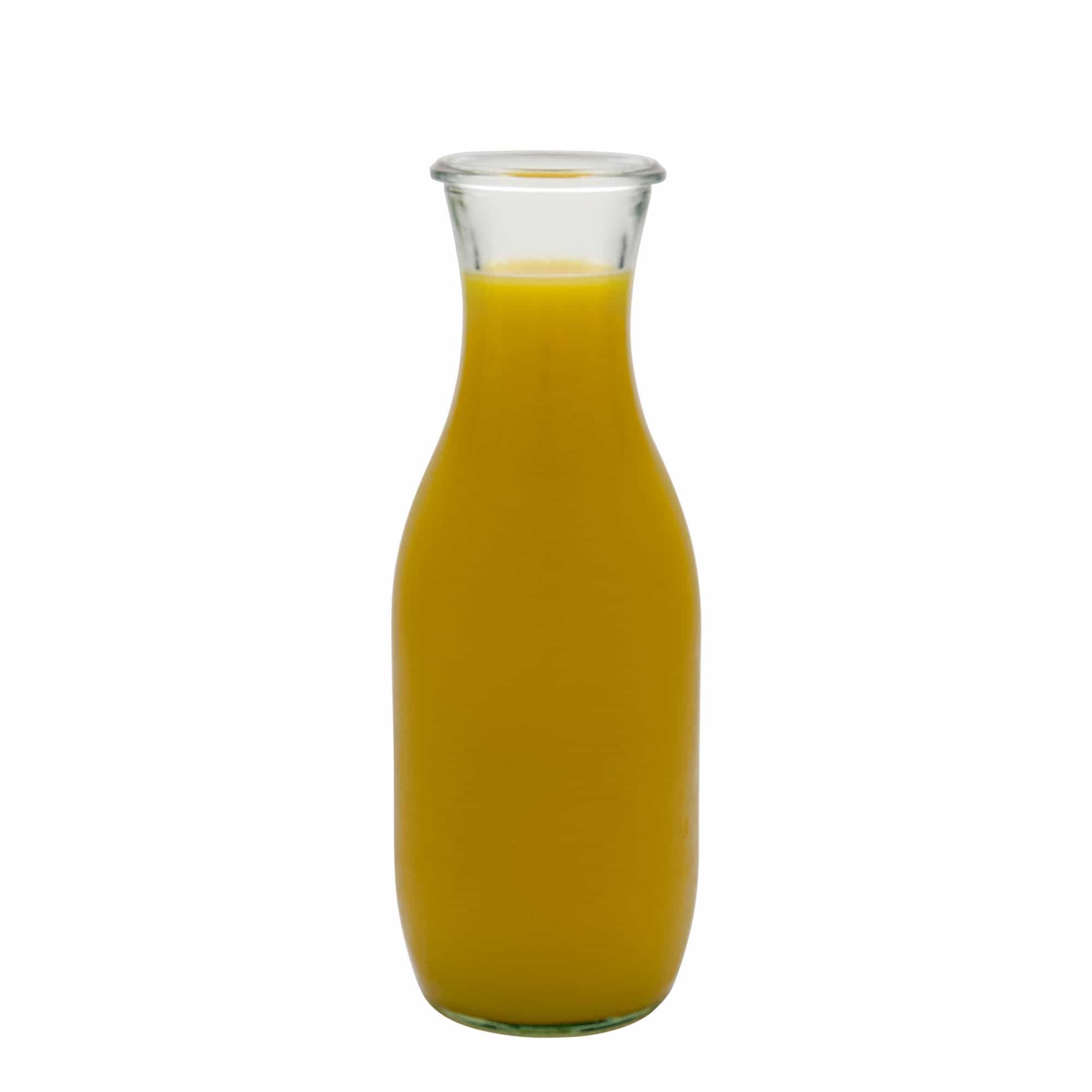 1000 ml-es WECK gyümölcsleves palack, szájnyílás: Kerek perem