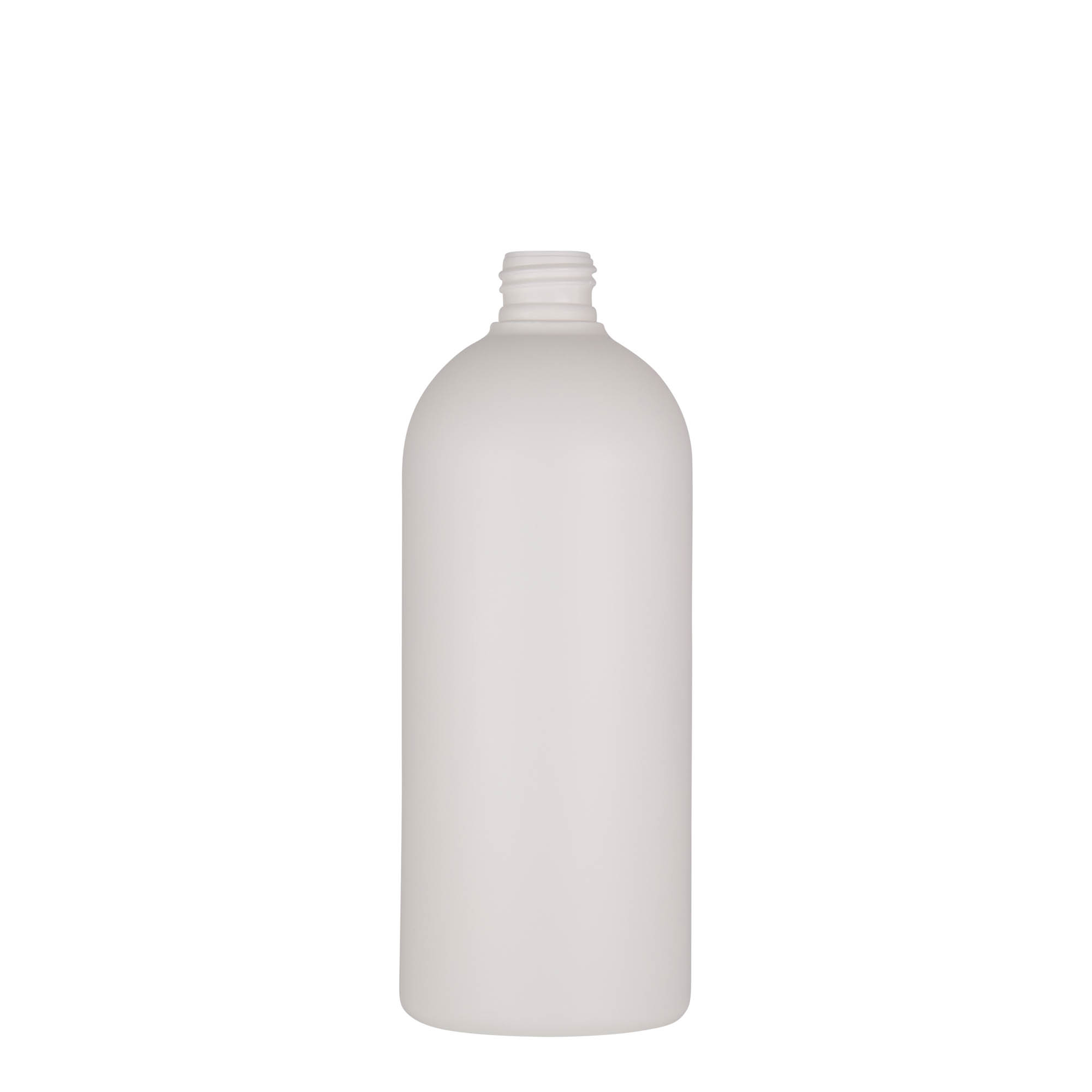 500 ml műanyag palack 'Tuffy', HDPE, fehér, nyakméret: 24/410