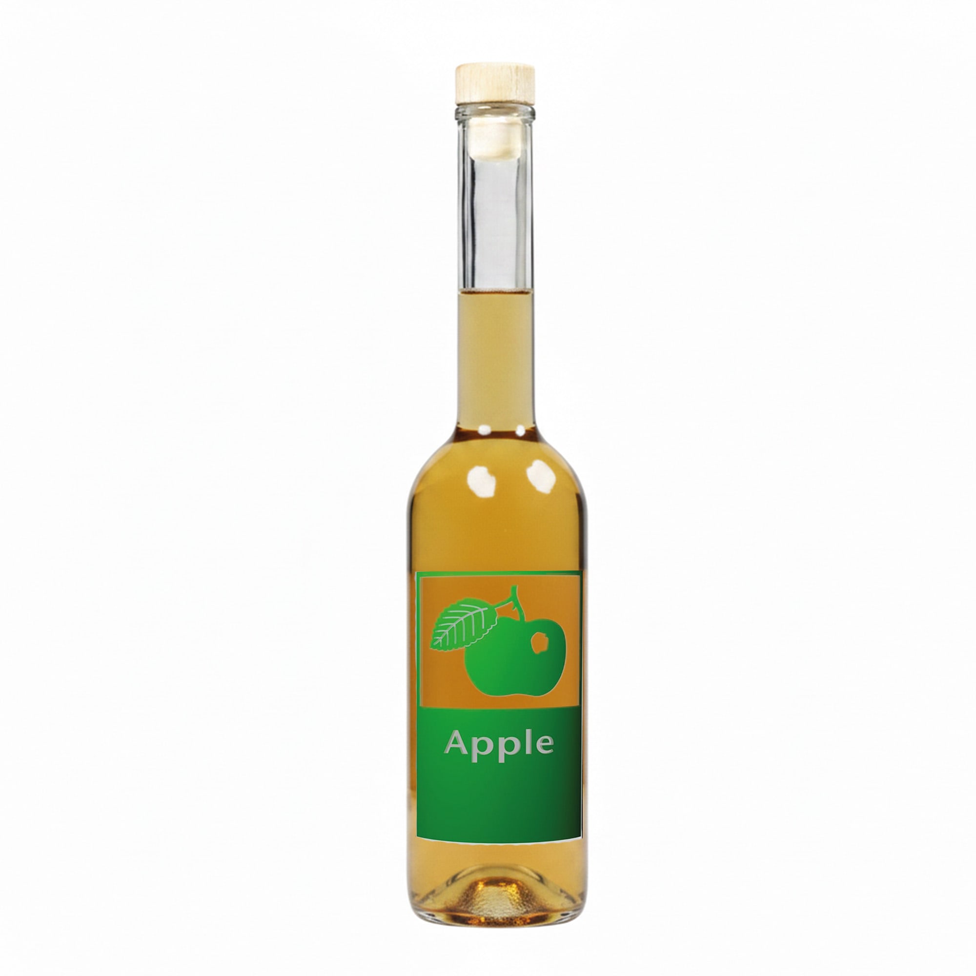500 ml üvegpalack 'Opera', motívum: Alma, nyak: parafa